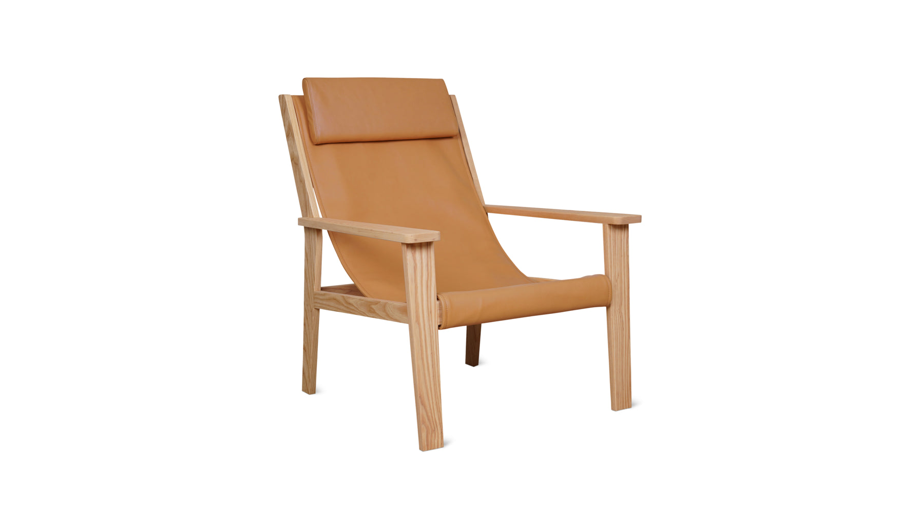 Sweet Life Sling Lounge Chair With Headrest, Terracotta Ash - Image 3