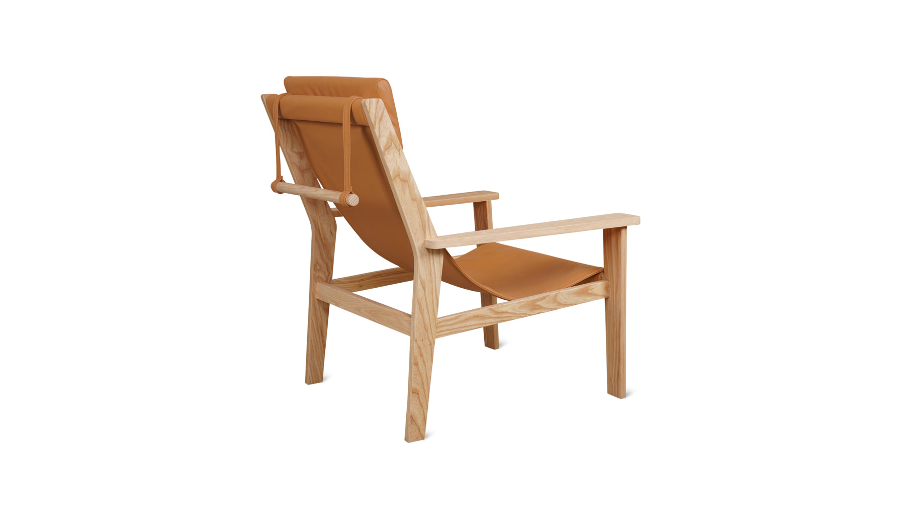 Sweet Life Sling Lounge Chair With Headrest, Terracotta Ash - Image 5