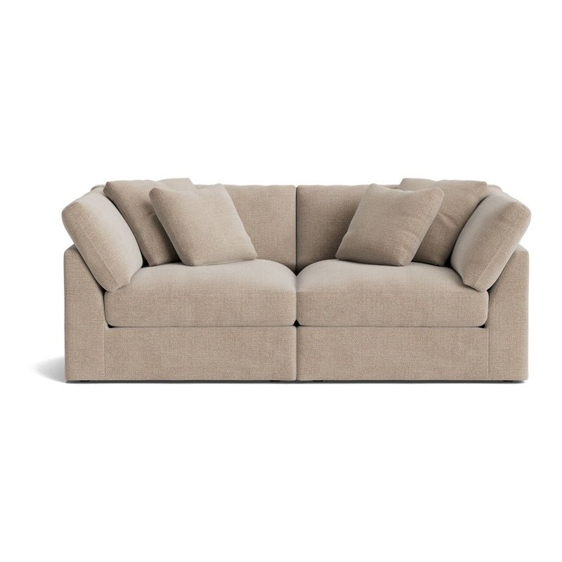 Get Together™ 2-Piece Modular Sofa, Large, Champagne - Sundays Company