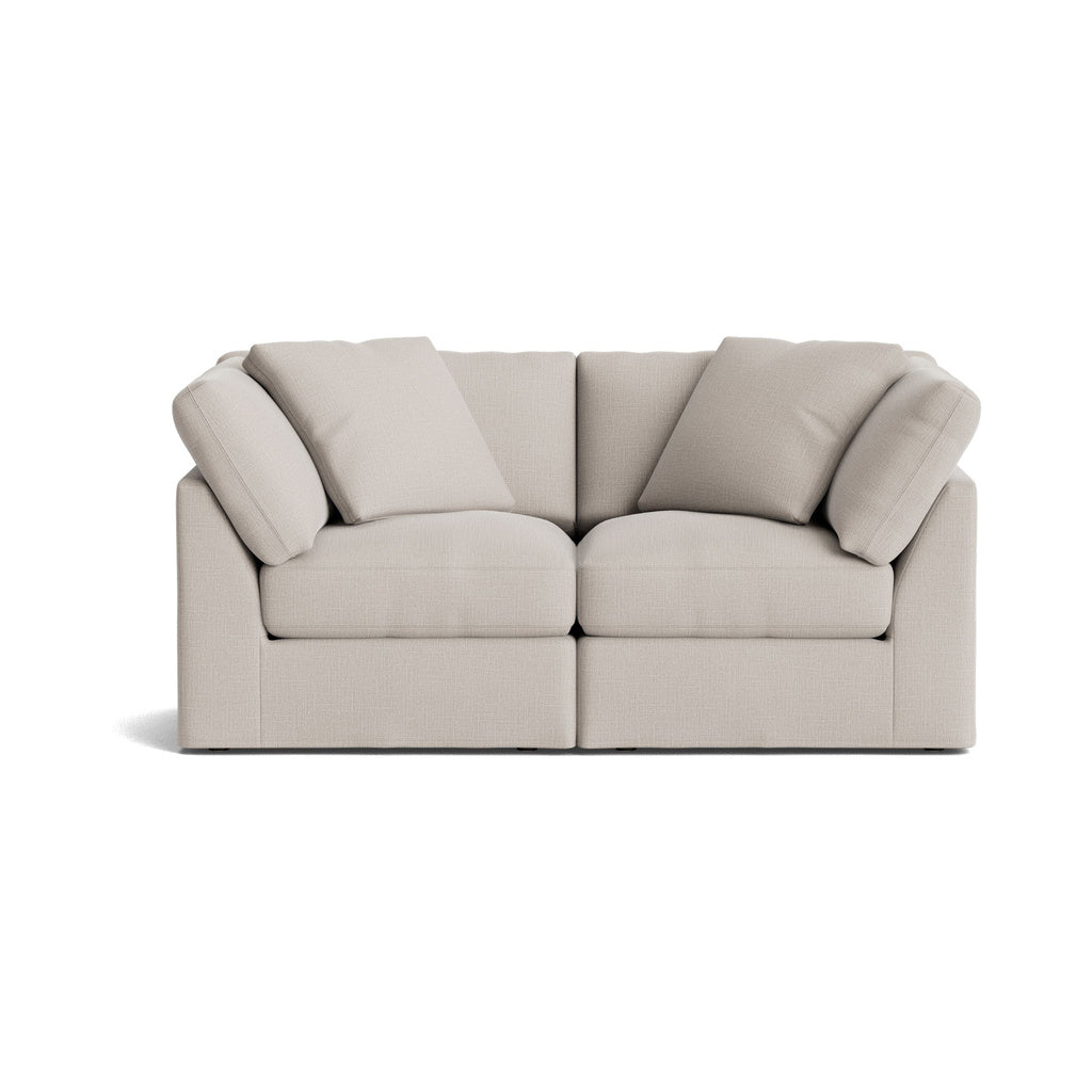 Get Together™ 2-Piece Modular Sofa, Standard, Clay - Sundays Company