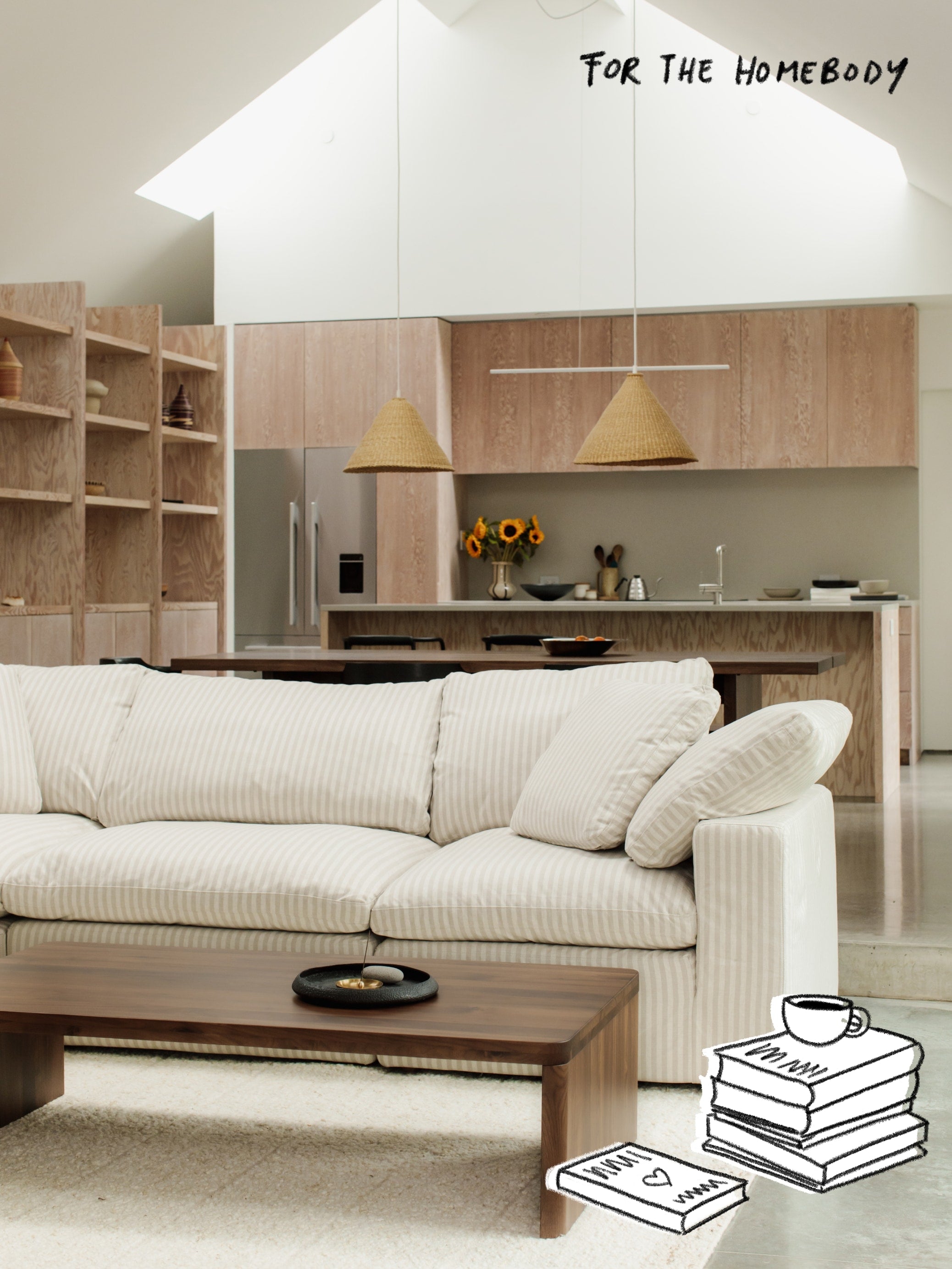 Form Coffee Table, American Walnut