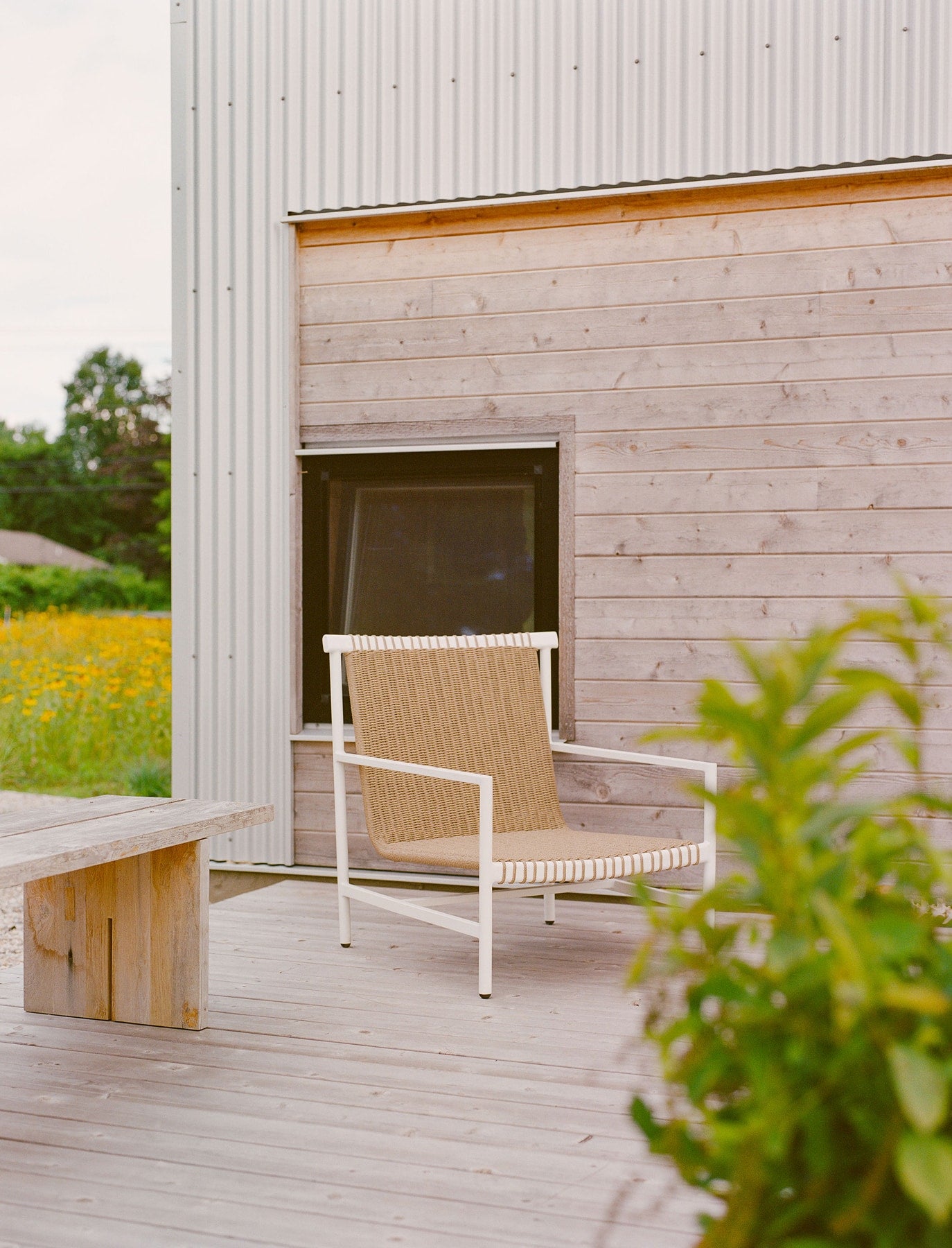 Shoreline Outdoor Lounge Chair, Aluminum