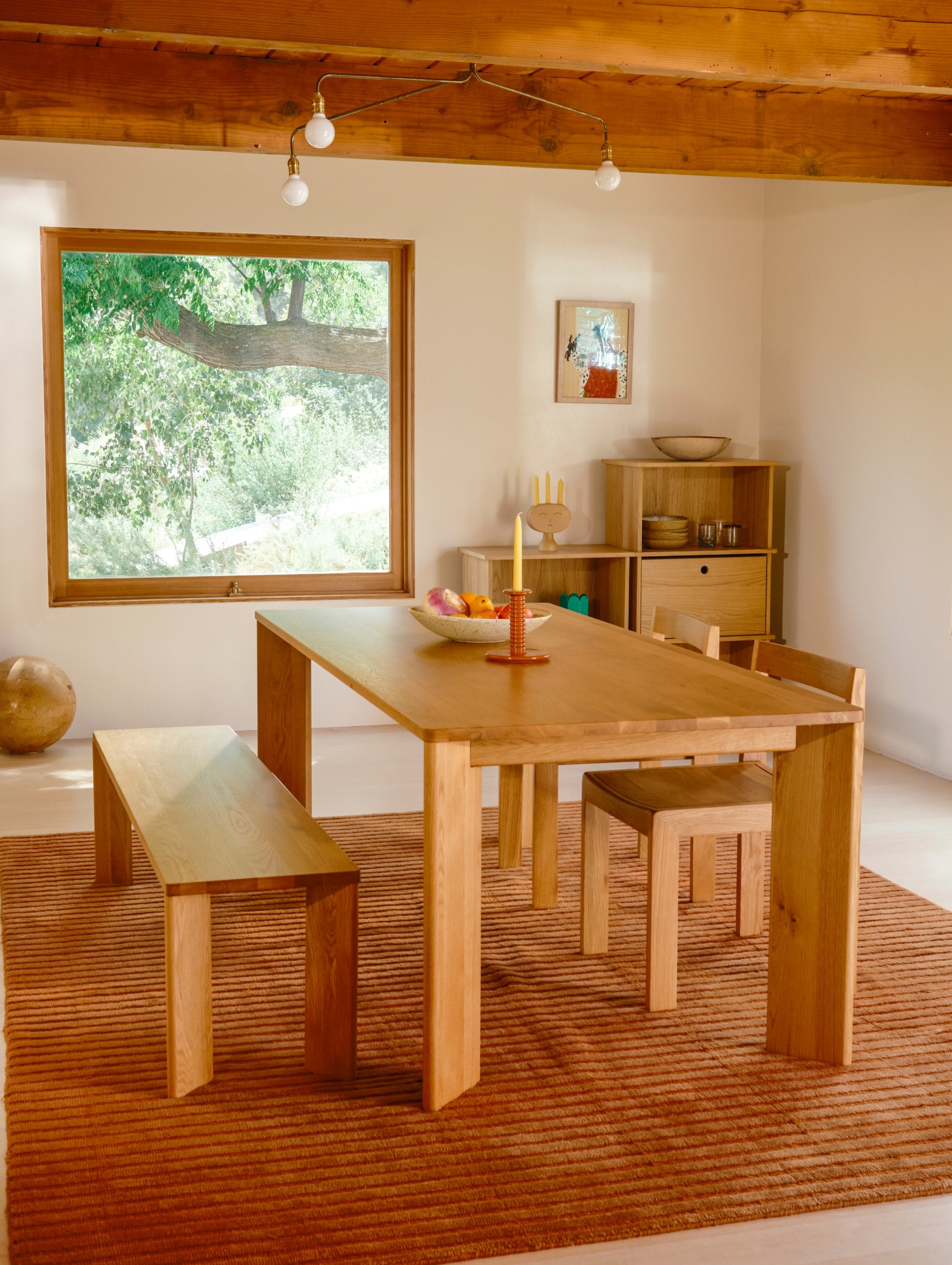 Frame Dining Table, Seats 4-6 People, Oak