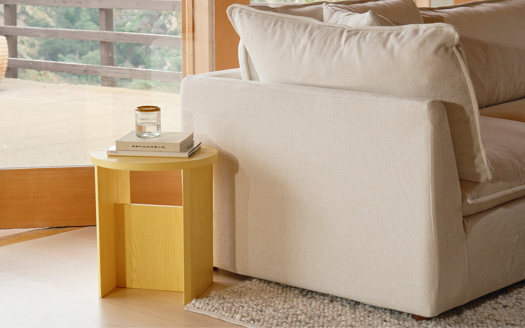 Field Stool, Limited Edition, Lemon