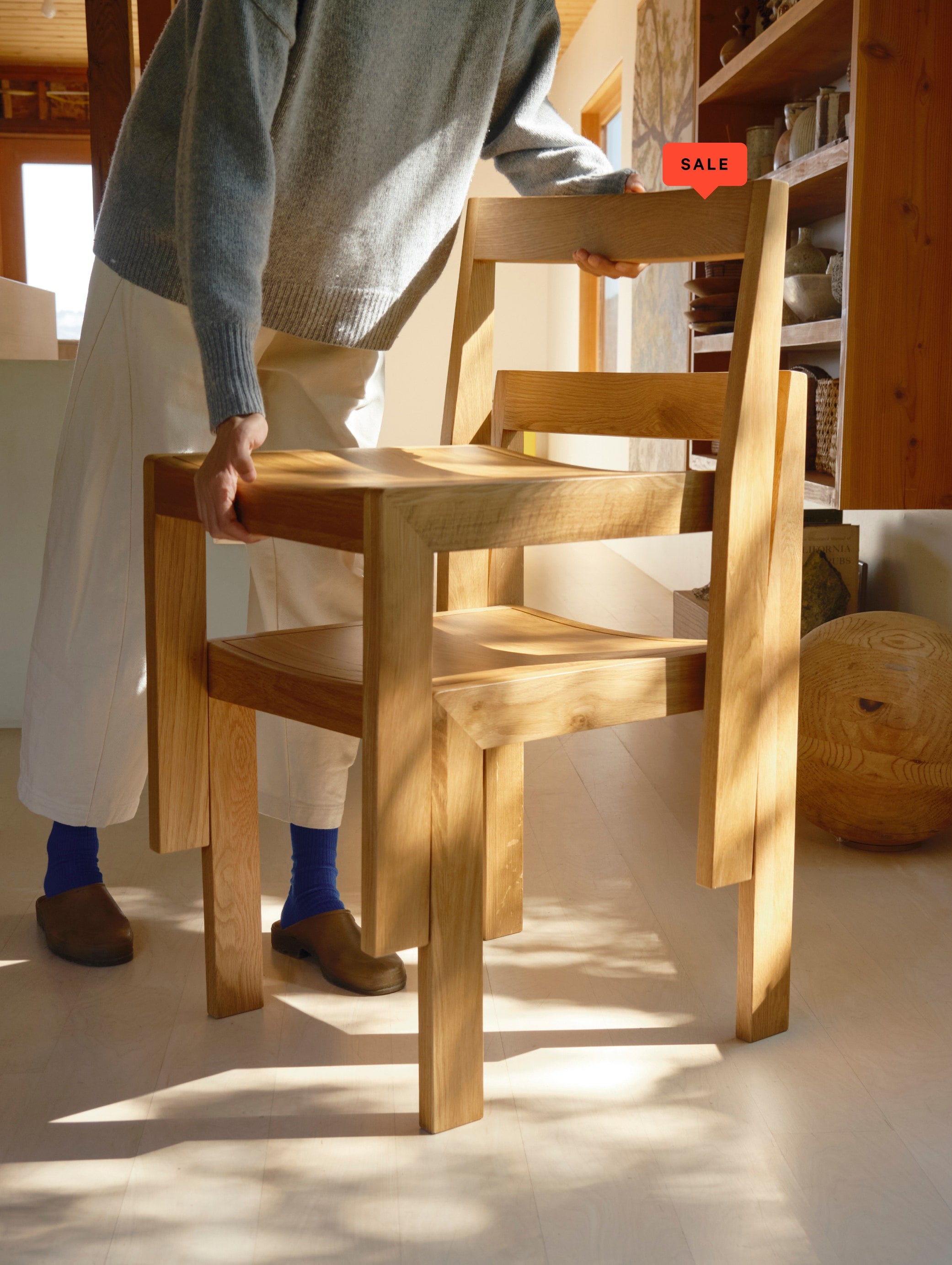 Plane Dining Chair (Set of Two), Oak