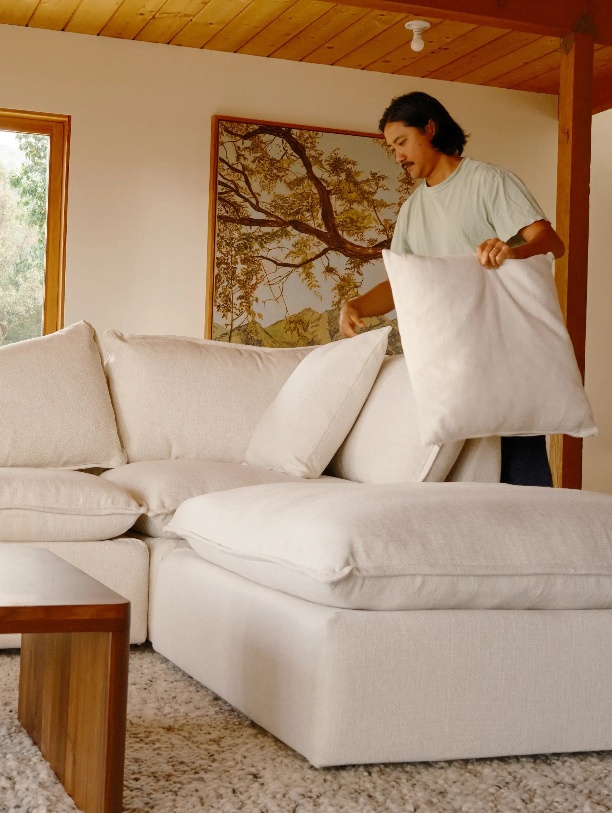 Chill Time 4-Piece Modular Sectional, Birch