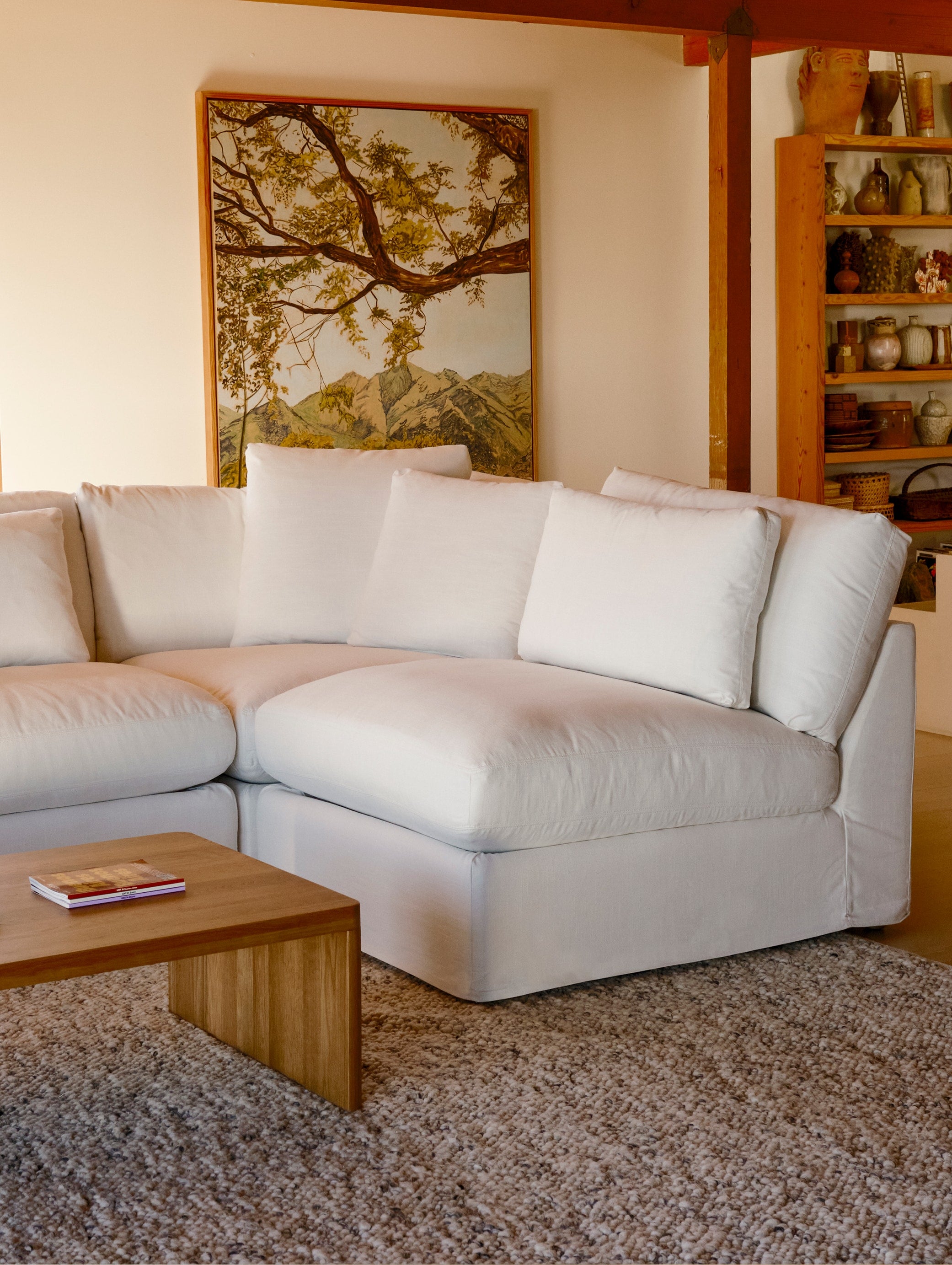 Get Together™ 4-Piece Modular Sectional, Standard, Cream Linen