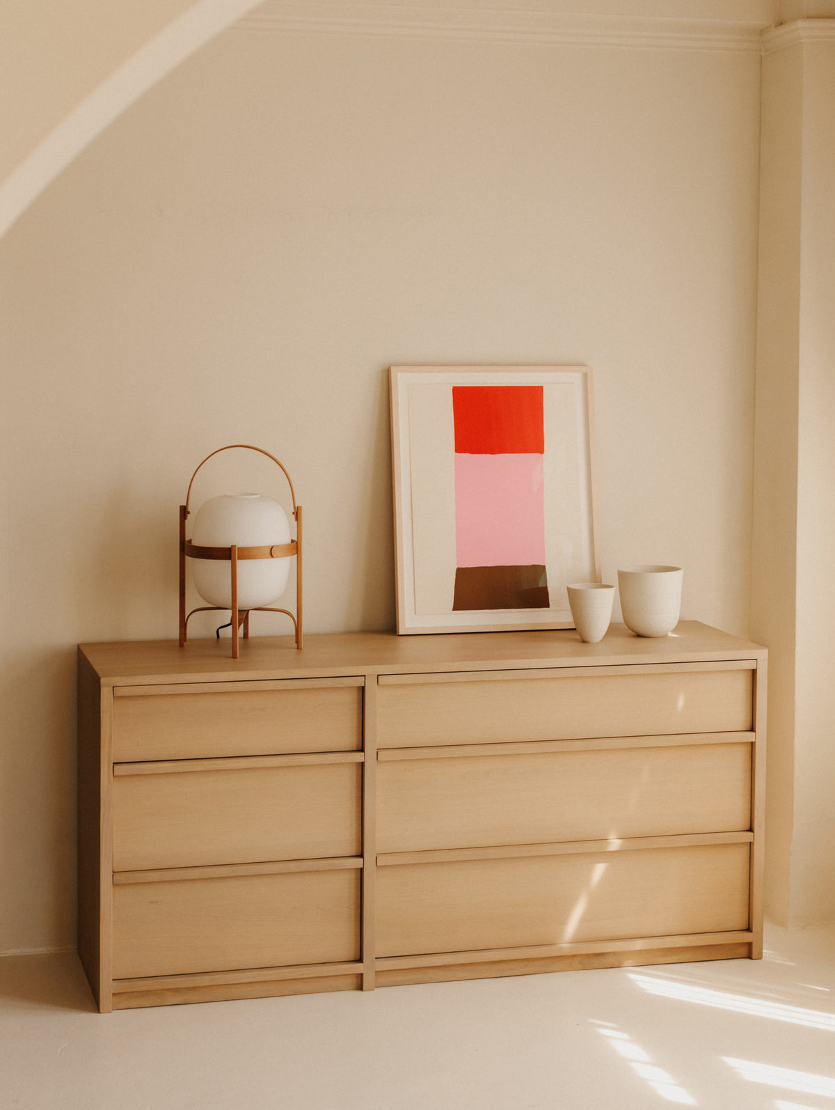 Harbour Double Dresser, Pale Oak