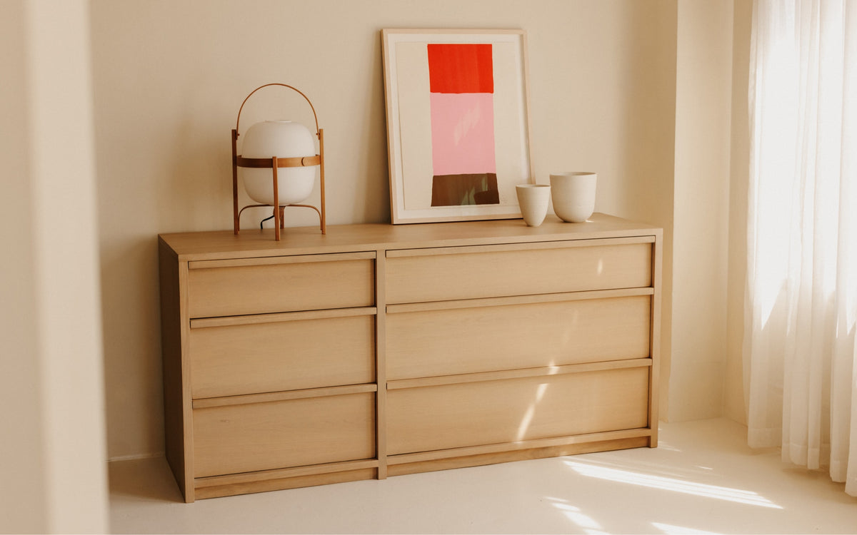 Harbour Double Dresser, Pale Oak
