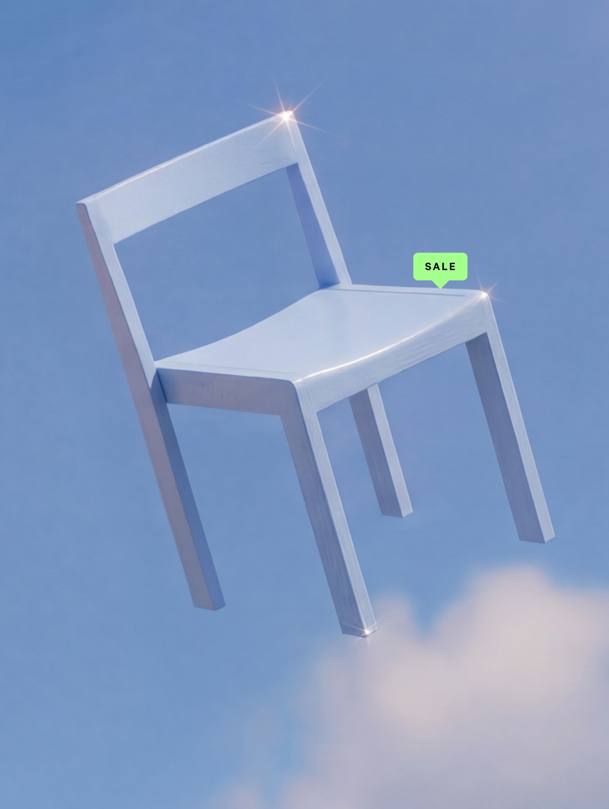Plane Dining Chair (Set of Two), Glacier