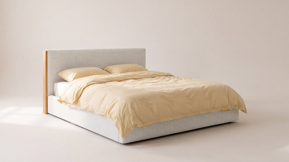 First Class Bed, Queen, Oak/Pumice