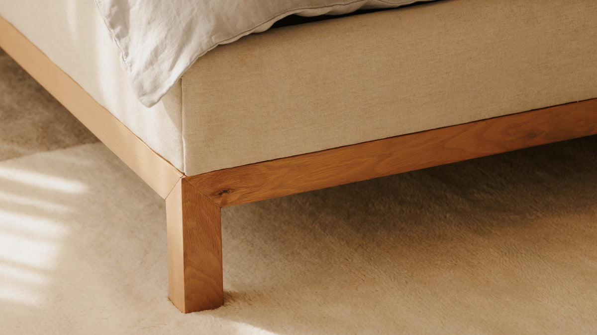 Harbour Bed, King, Pale Oak