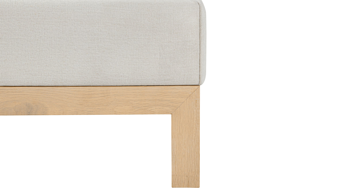 Harbour Bed, King, Pale Oak