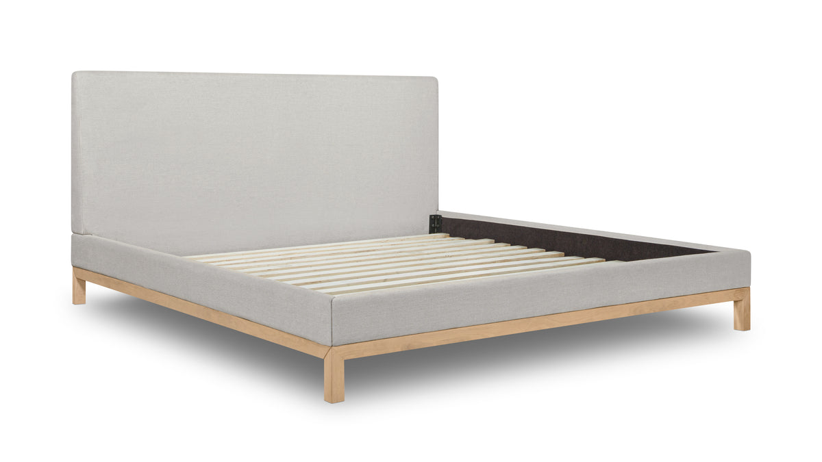 Harbour Bed, Queen, Pale Oak