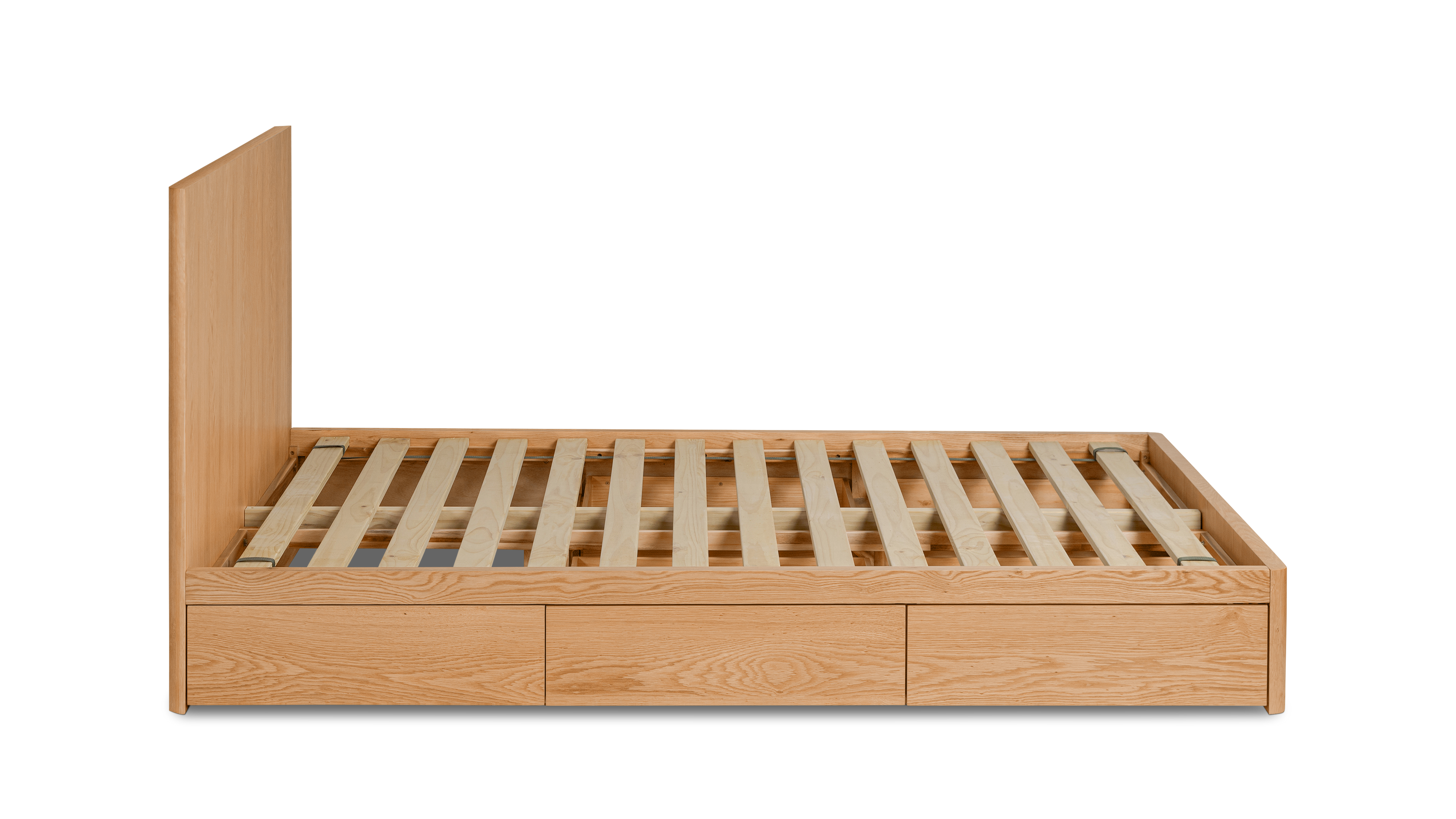 Form Bed With Storage, Queen, Oak - Image 4
