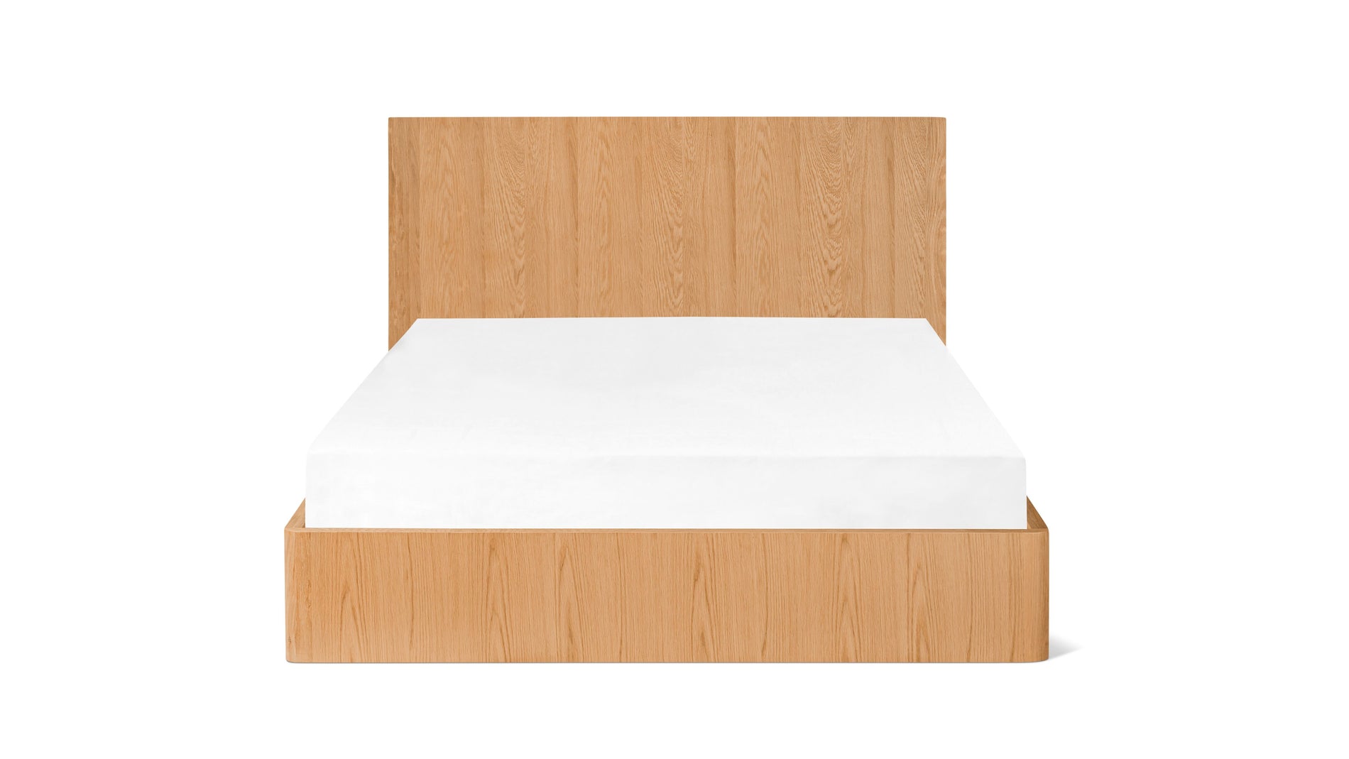 Form Storage Bed, Queen, White Oak_image