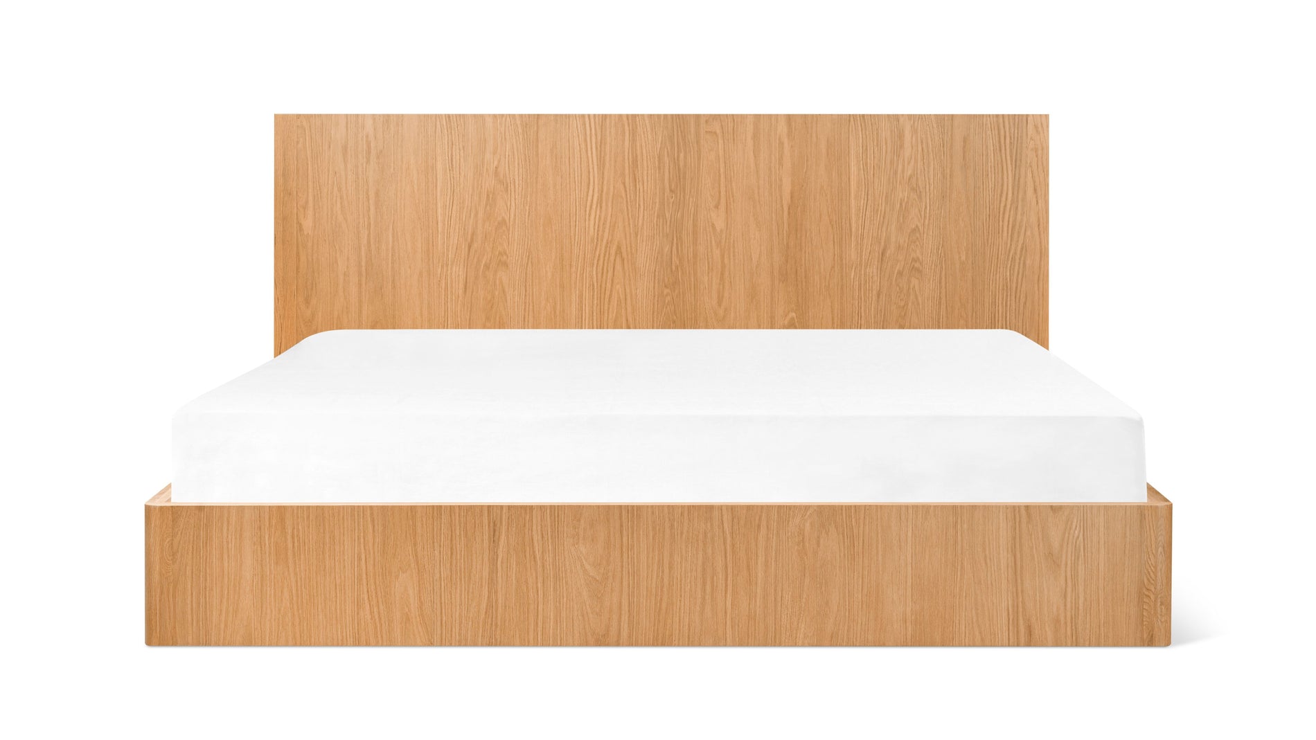 Form Storage Bed, Queen, White Oak_image