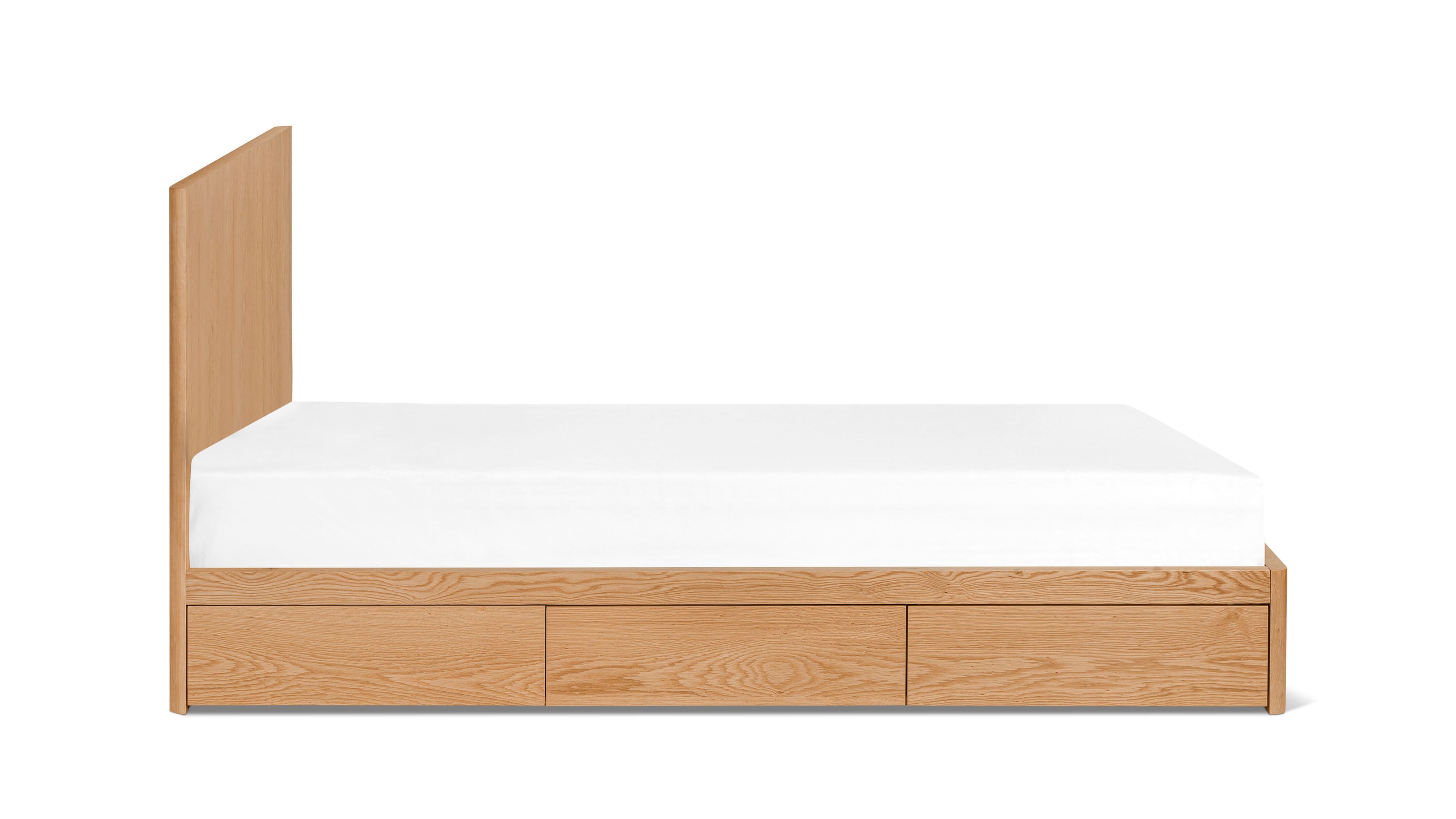 Form Storage Bed, Queen, White Oak - Sundays CompanyBED-JU-001-024-0