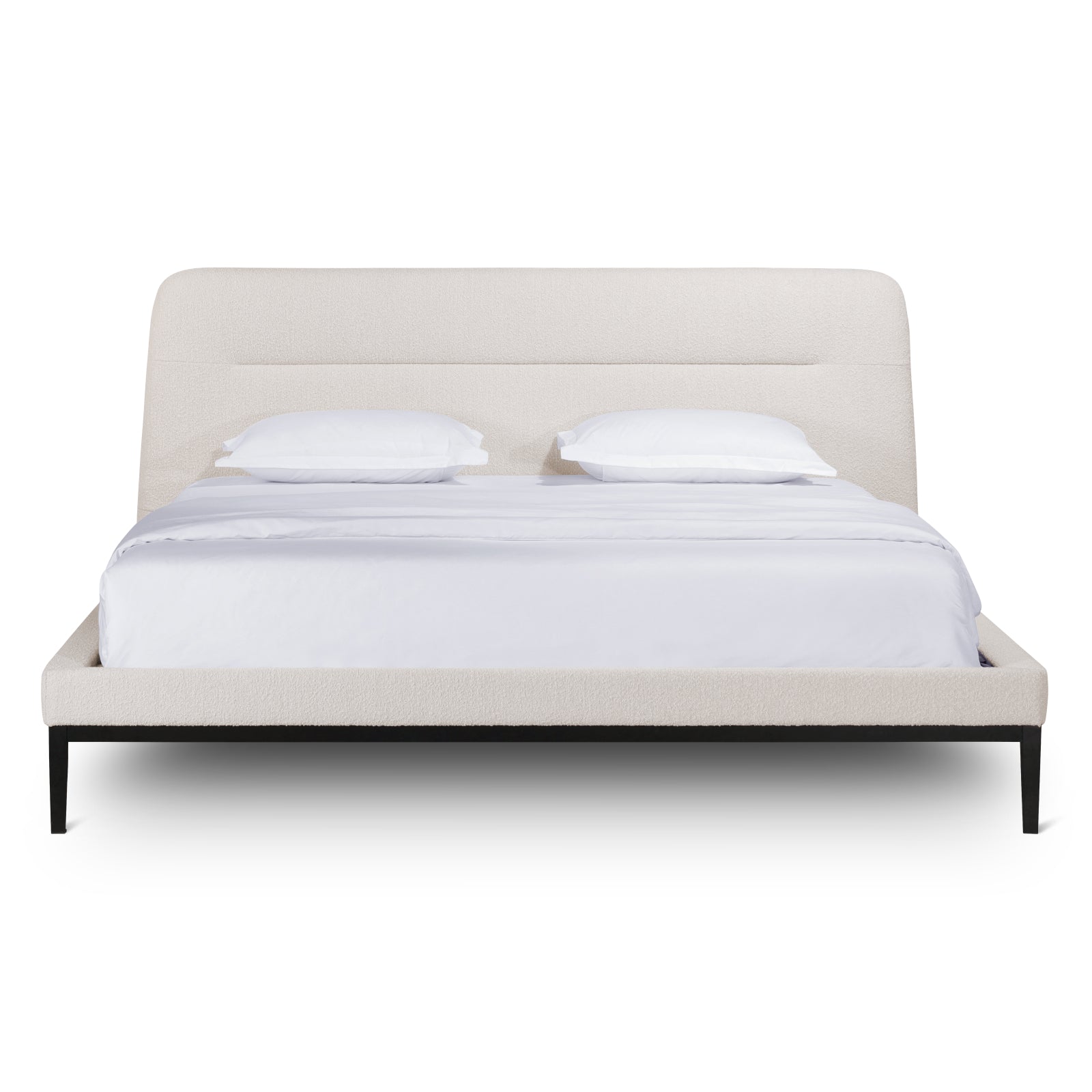 Lean On Me Bed, Queen, Cream Boucle - Image 9