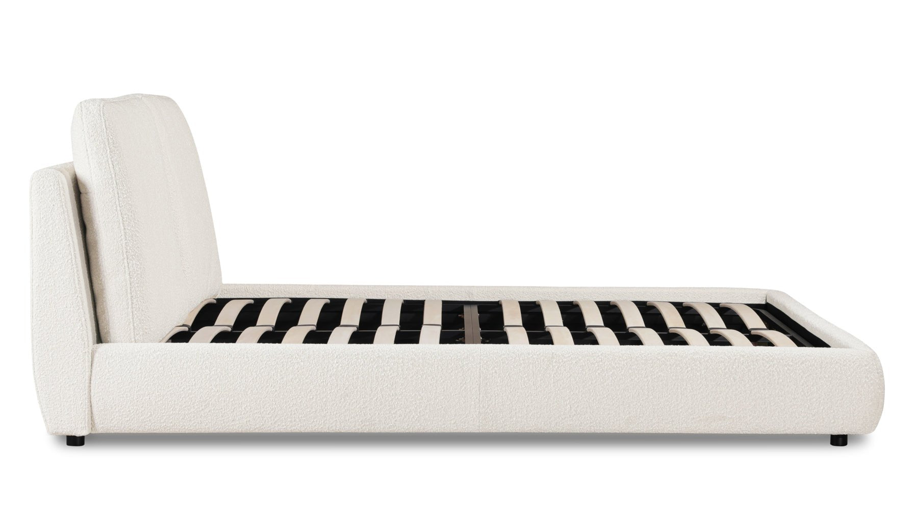 Cloud Bed, Queen, Cream Boucle