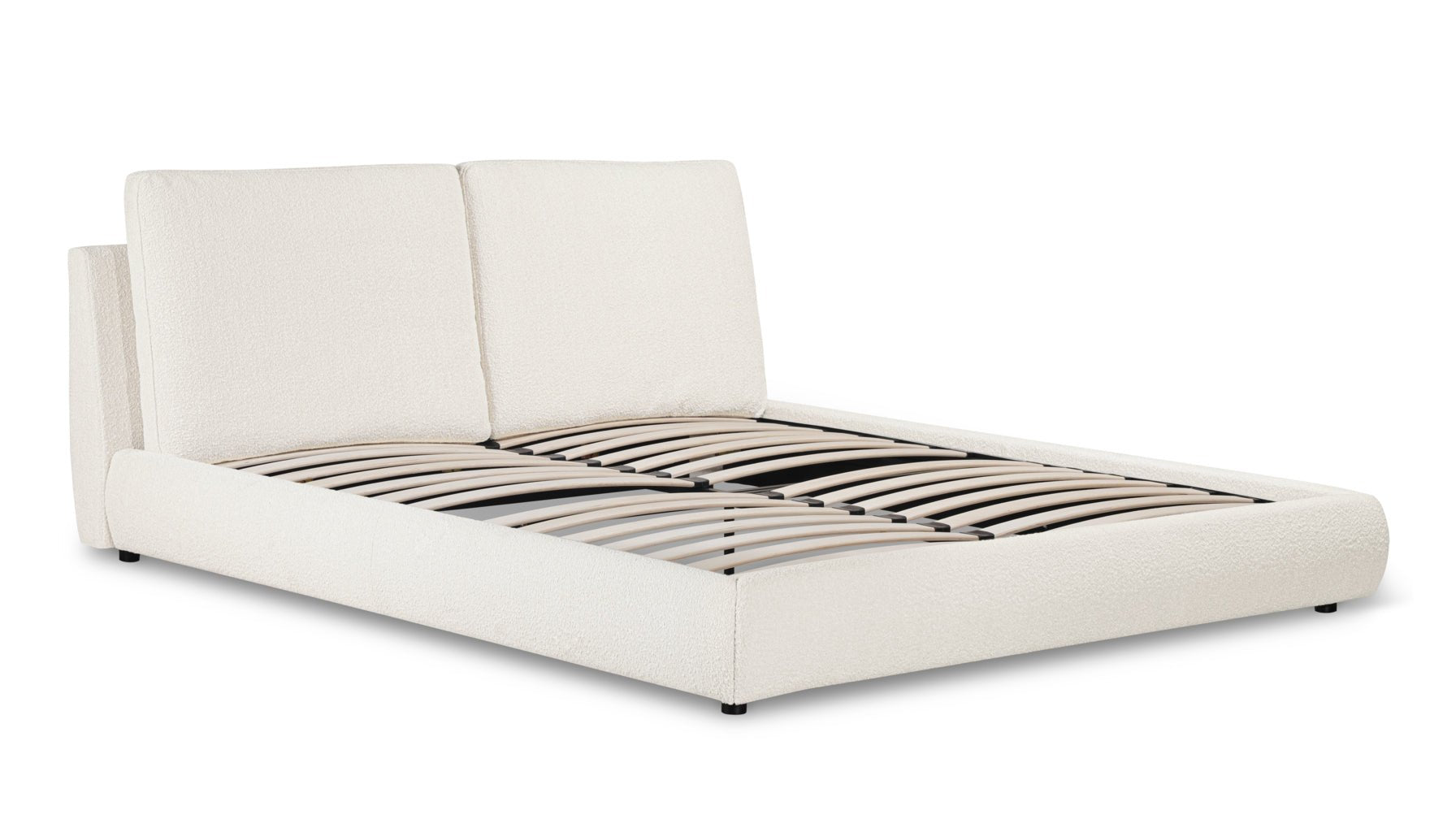 Cloud Bed, King, Cream Boucle