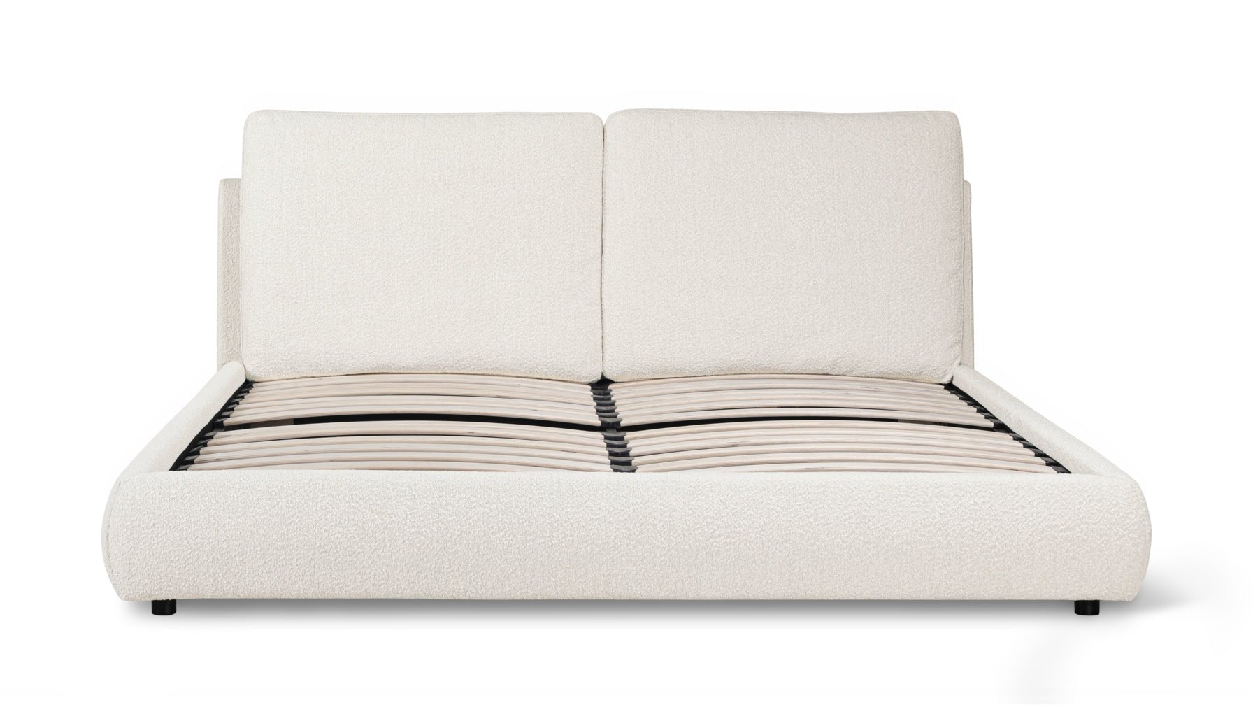 Cloud Bed, King, Cream Boucle