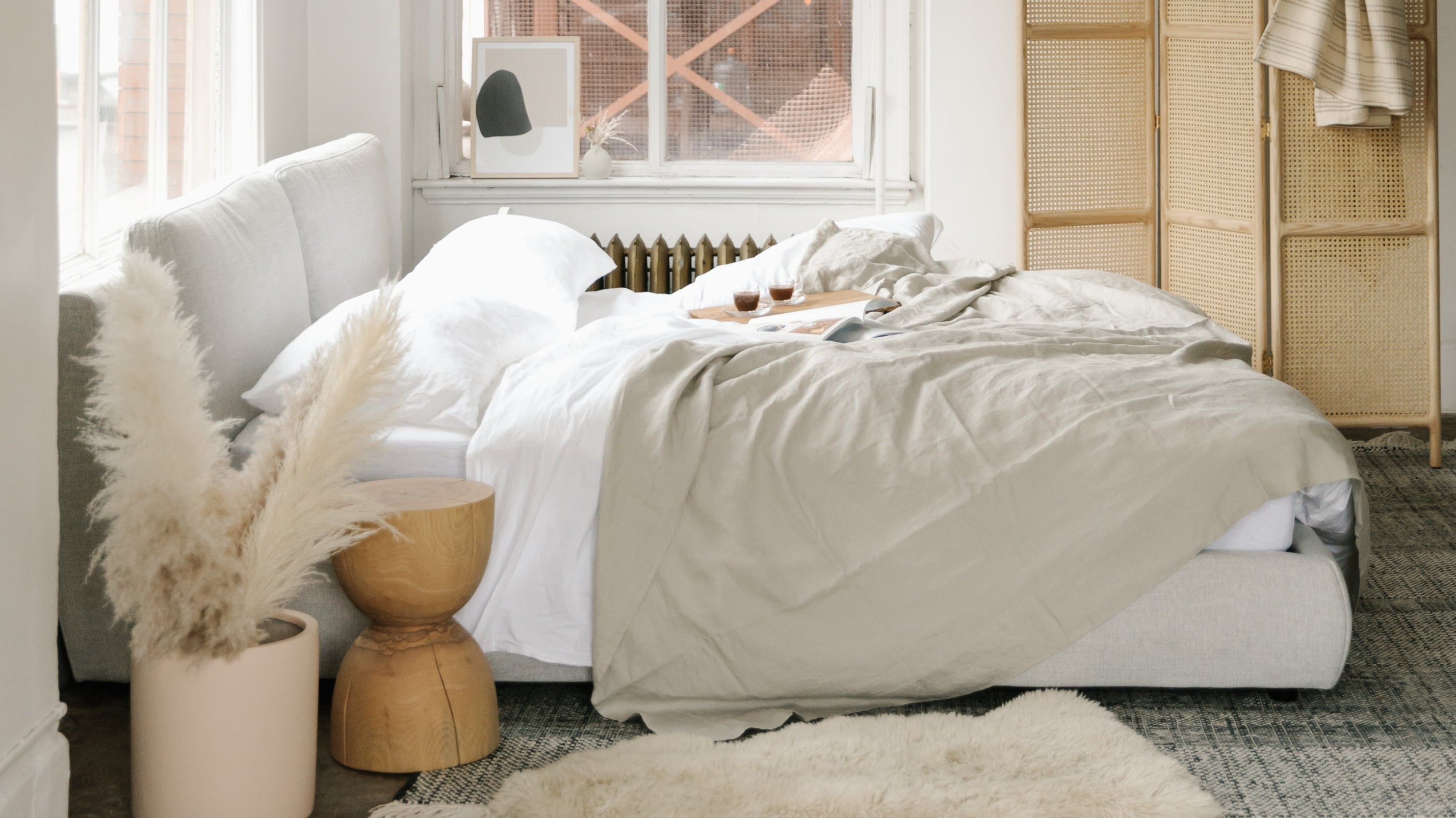 Cloud Bed, King, Stone