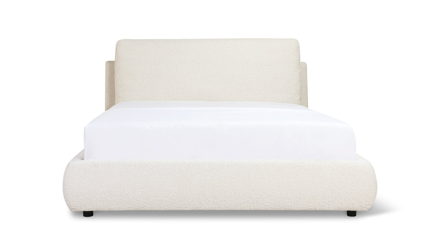 Cloud Bed, Full, Cream Boucle
