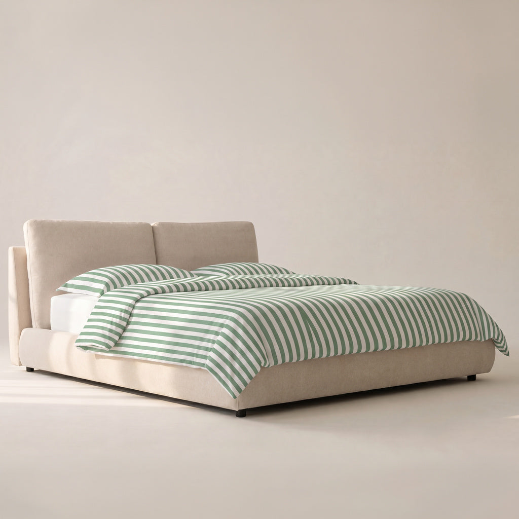 Cloud Bed California King, Latte