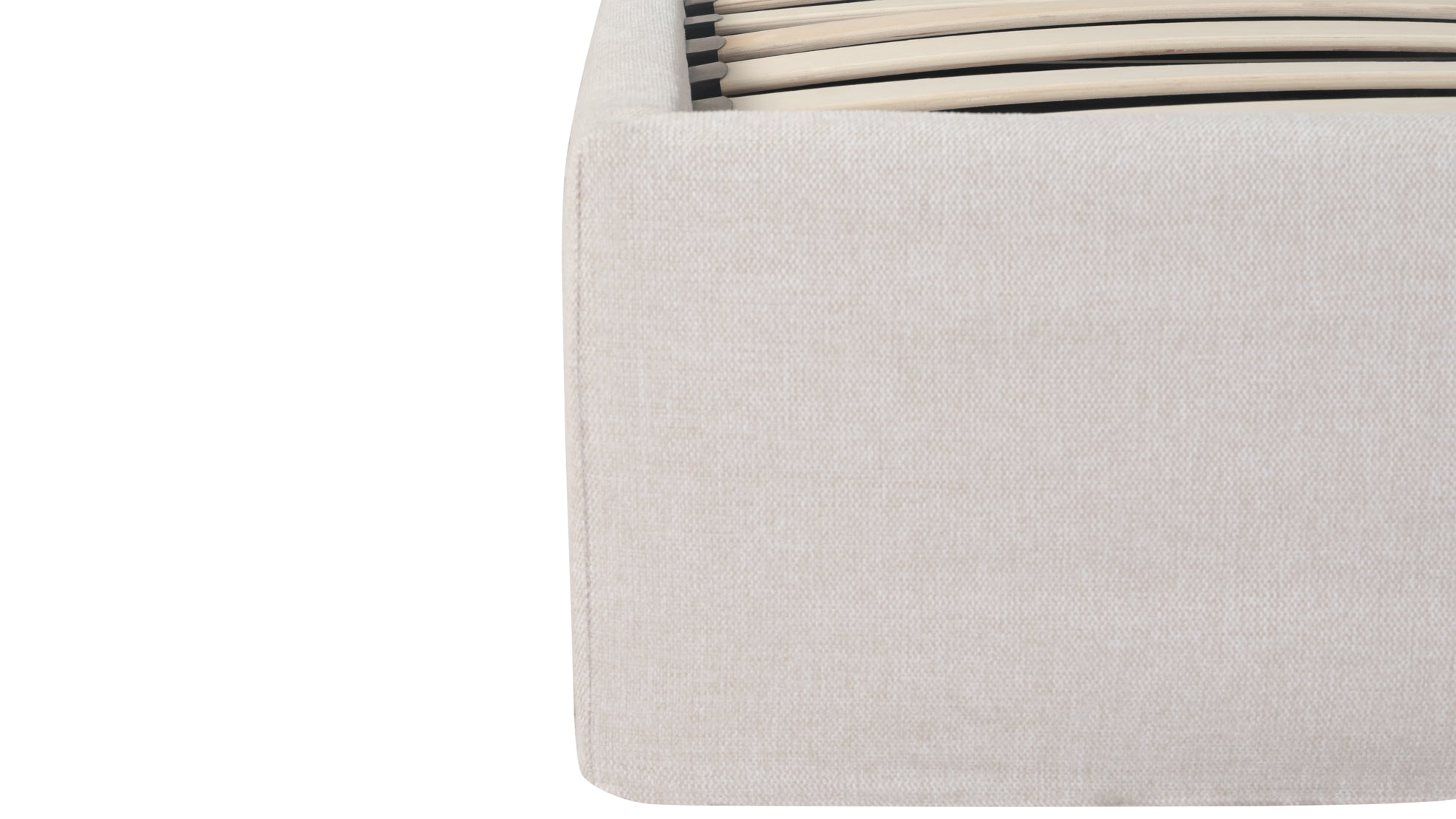 Wave Storage Bed, Queen, Latte