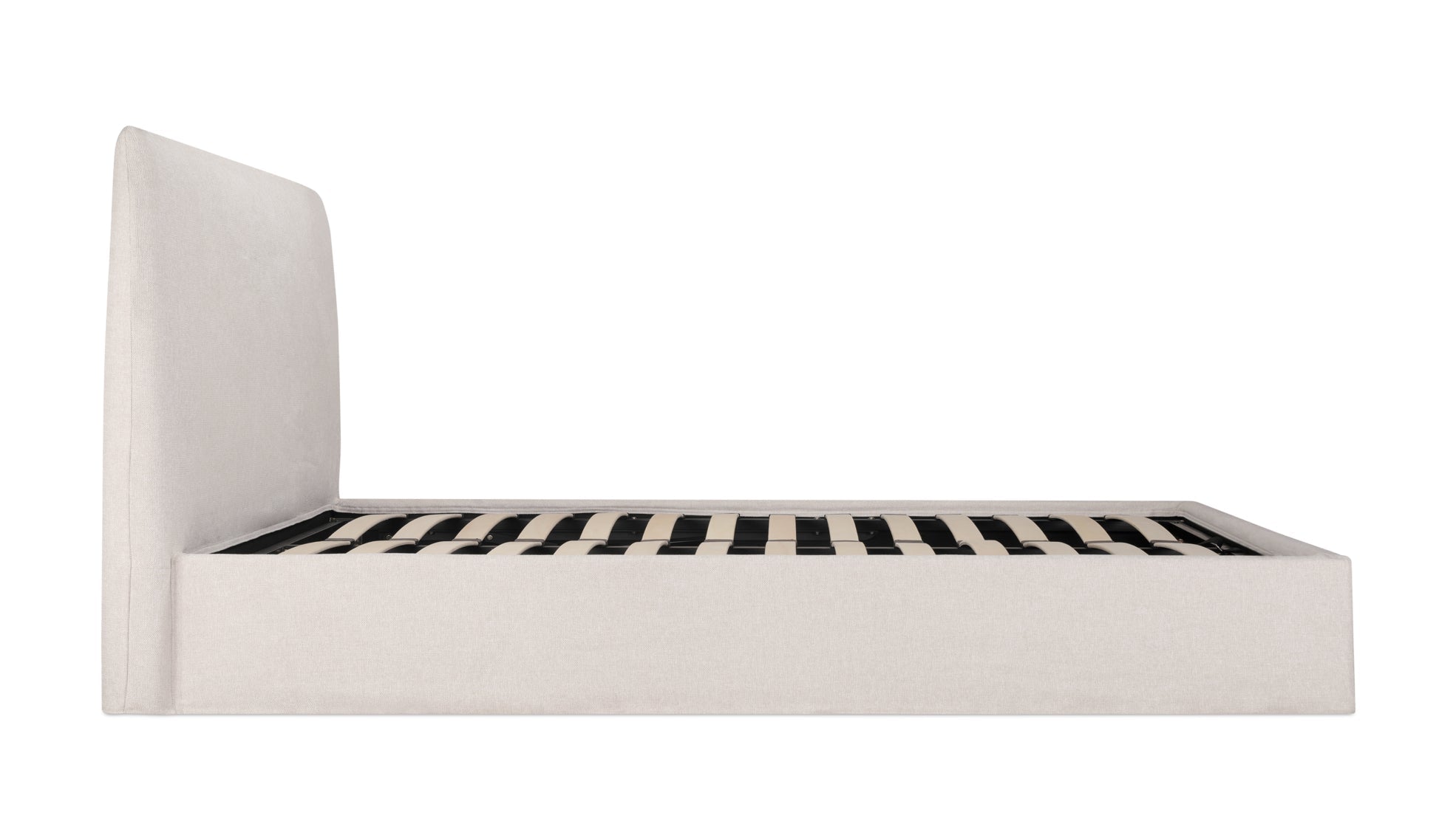 Wave Storage Bed, King, Latte