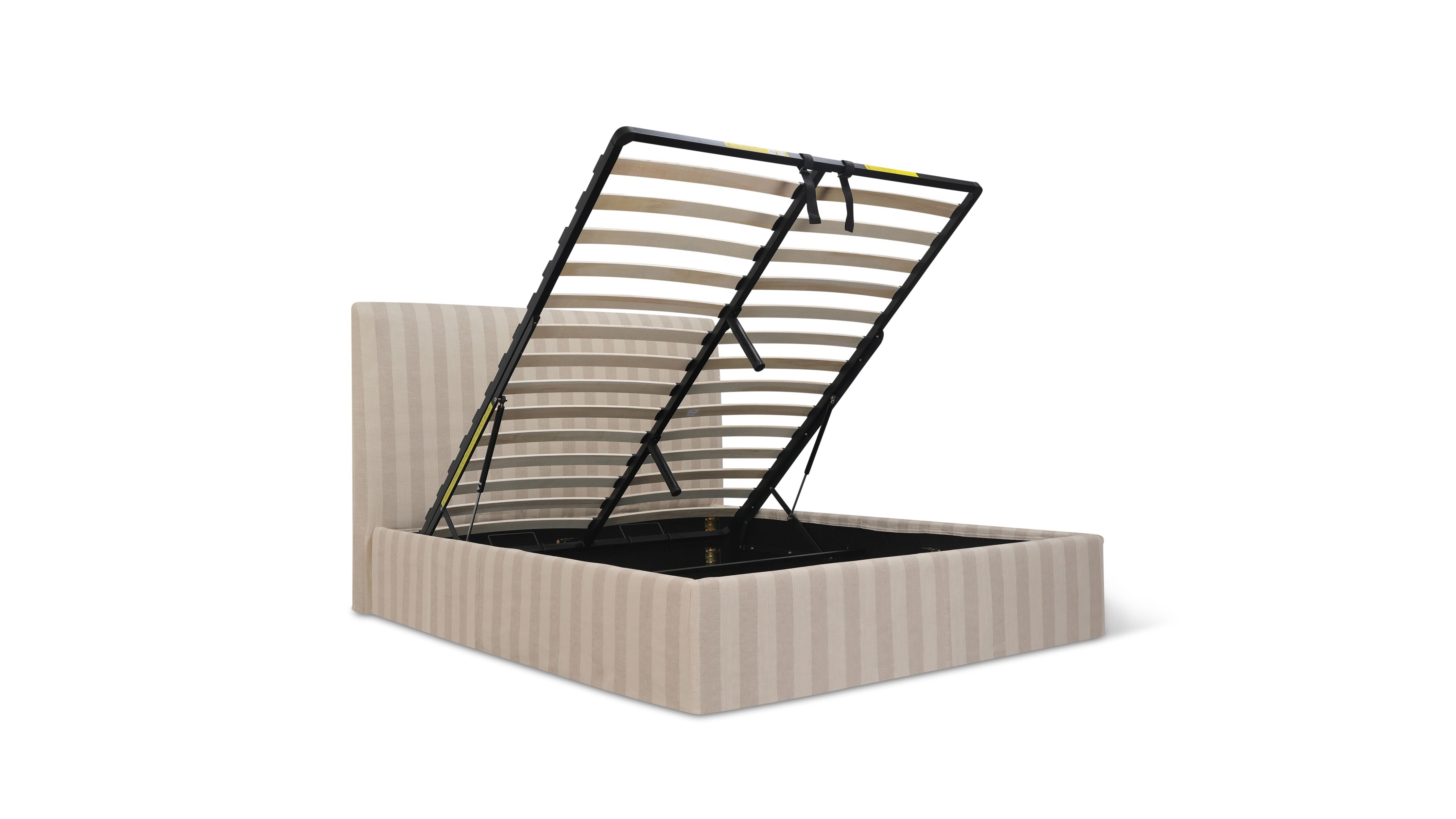 Wave Storage Bed, King, Dover Stripe - Sundays Company