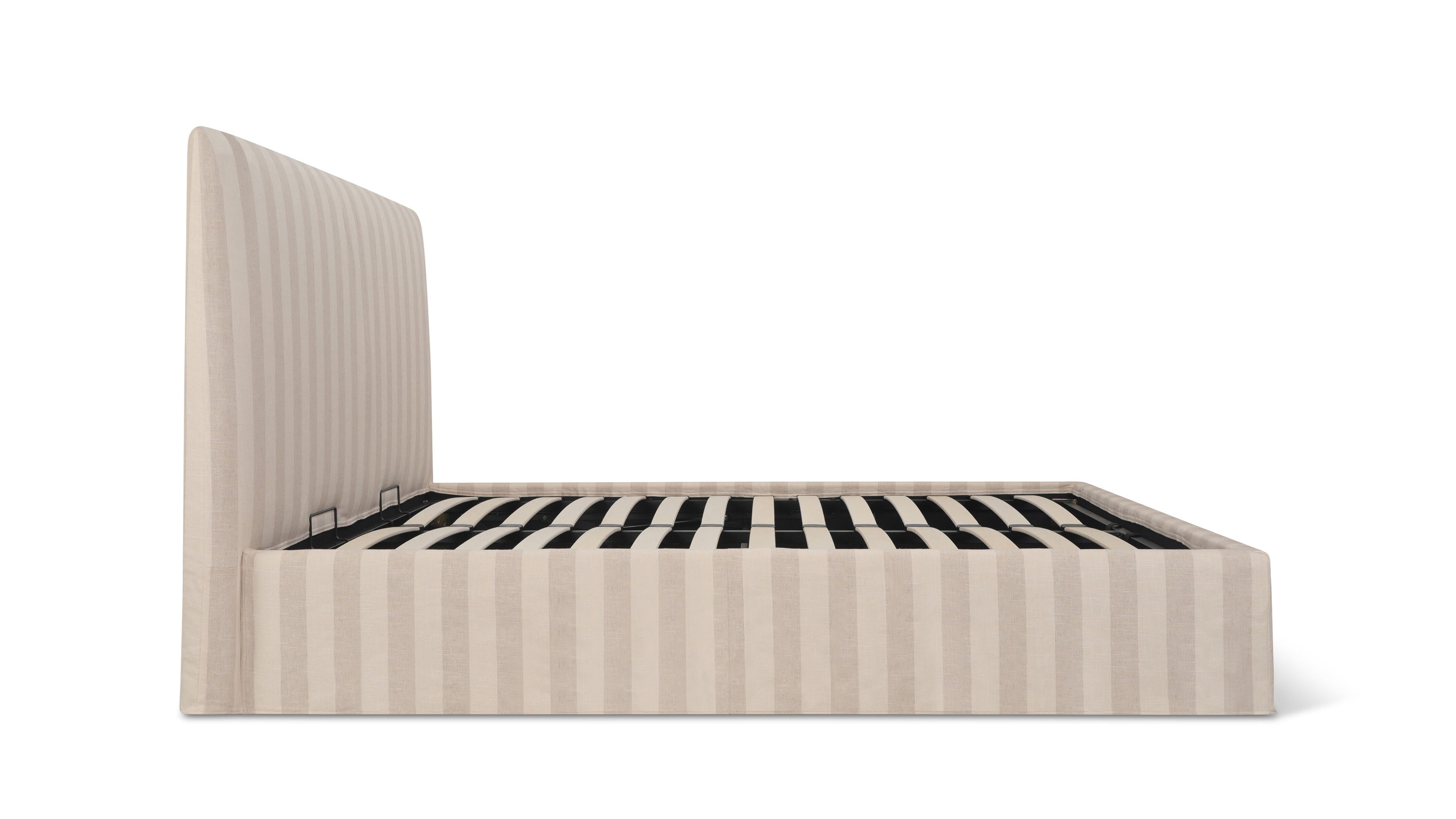 Wave Storage Bed, King, Dover Stripe