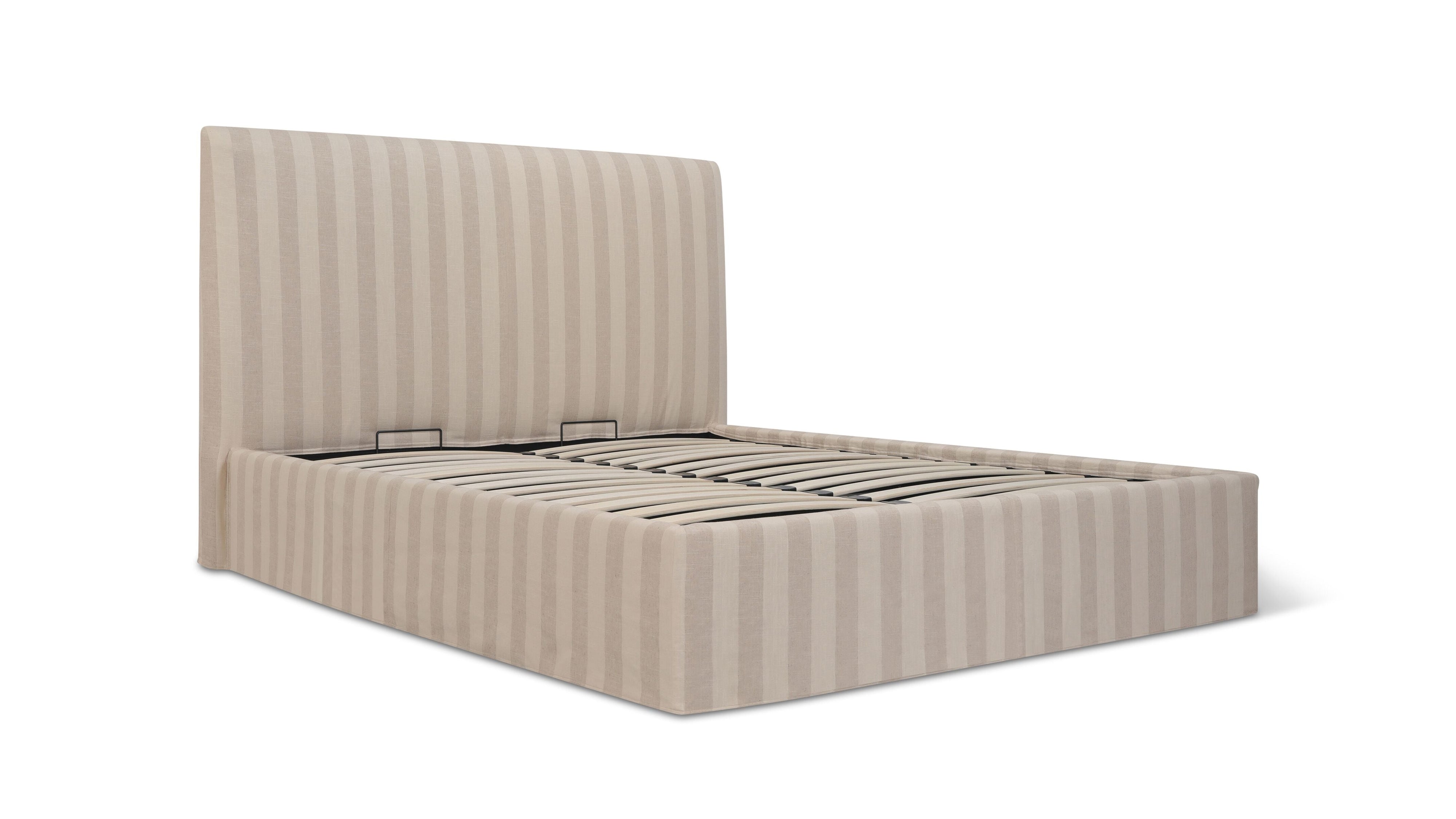 Wave Storage Bed, King, Dover Stripe