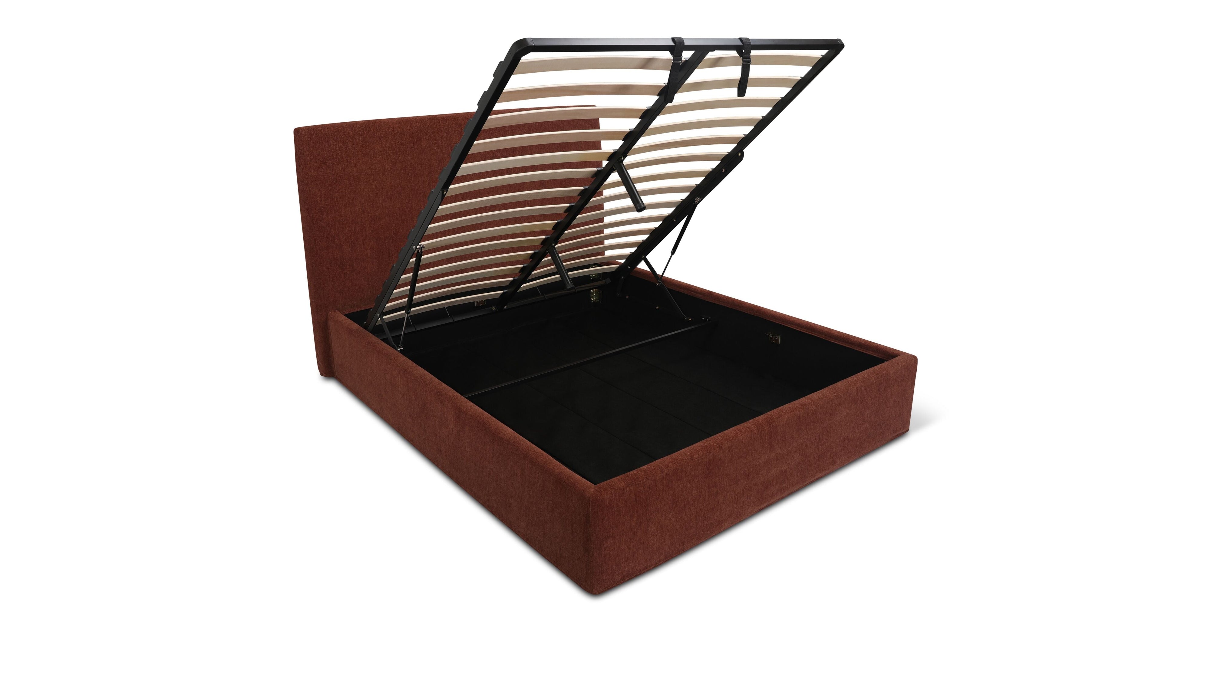 Wave Storage Bed, King, Toffee