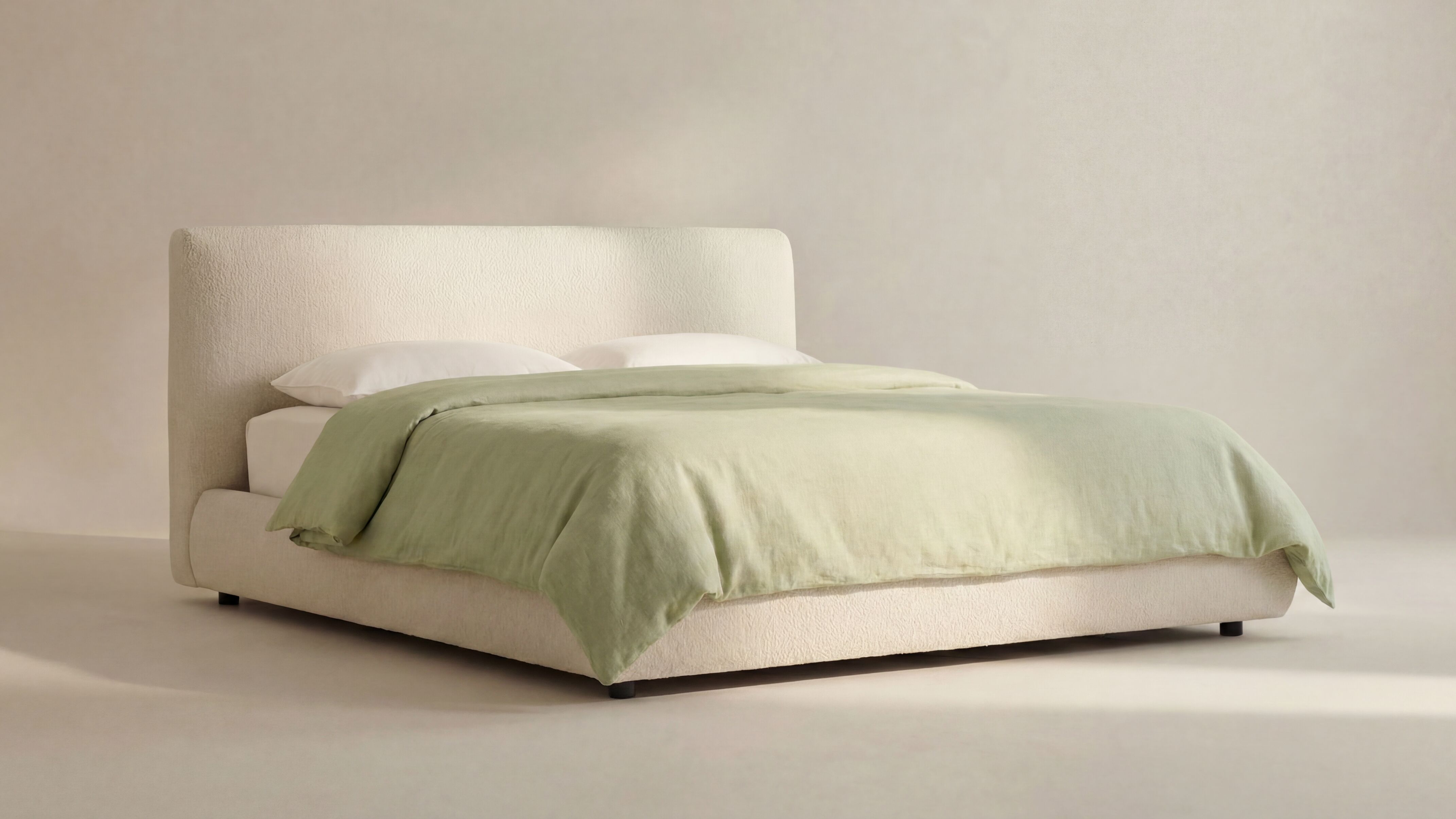 Dream Bed, Queen, Cream Boucle - Sundays Company