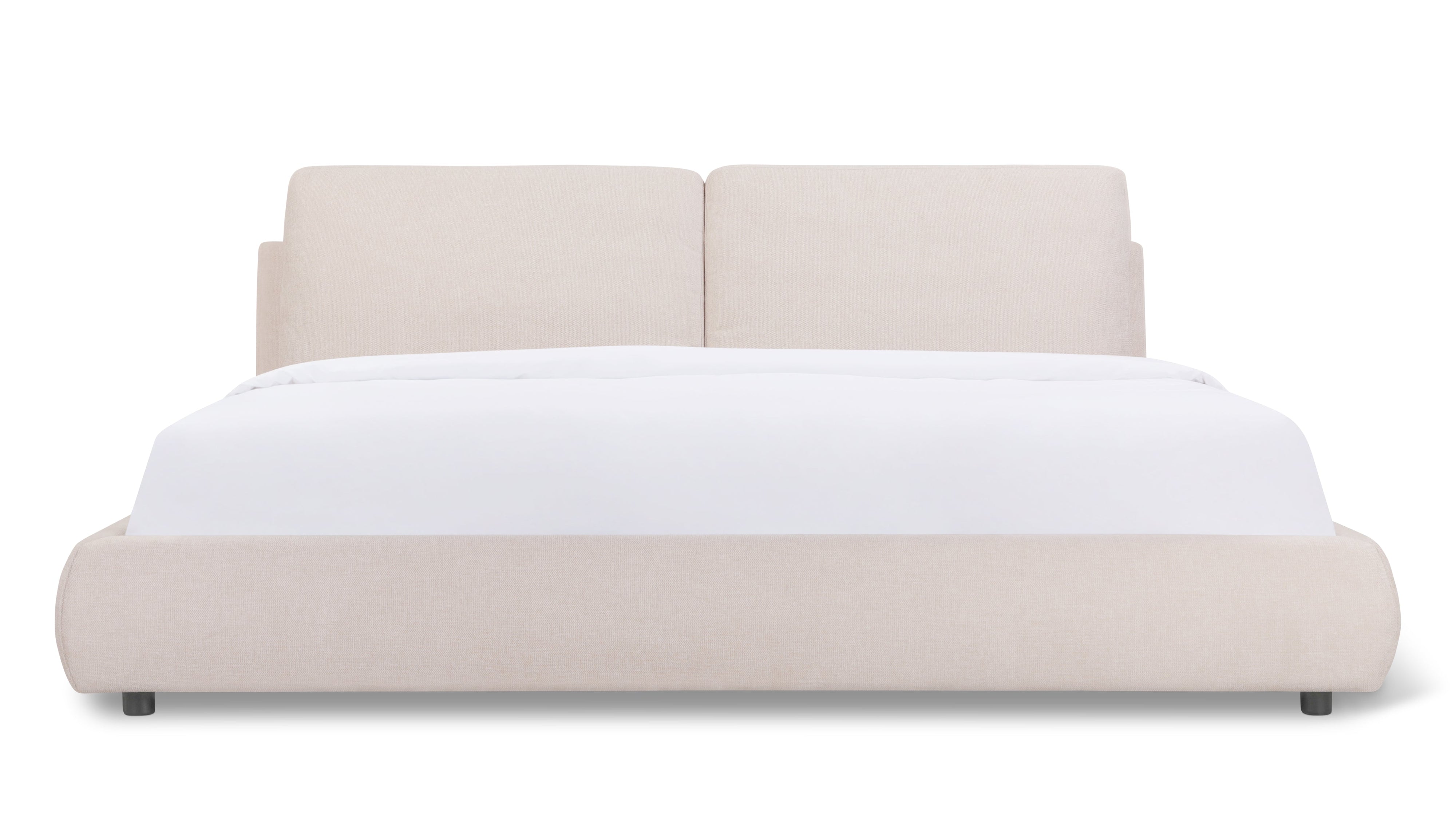 Cloud Bed With Storage, Queen, Latte