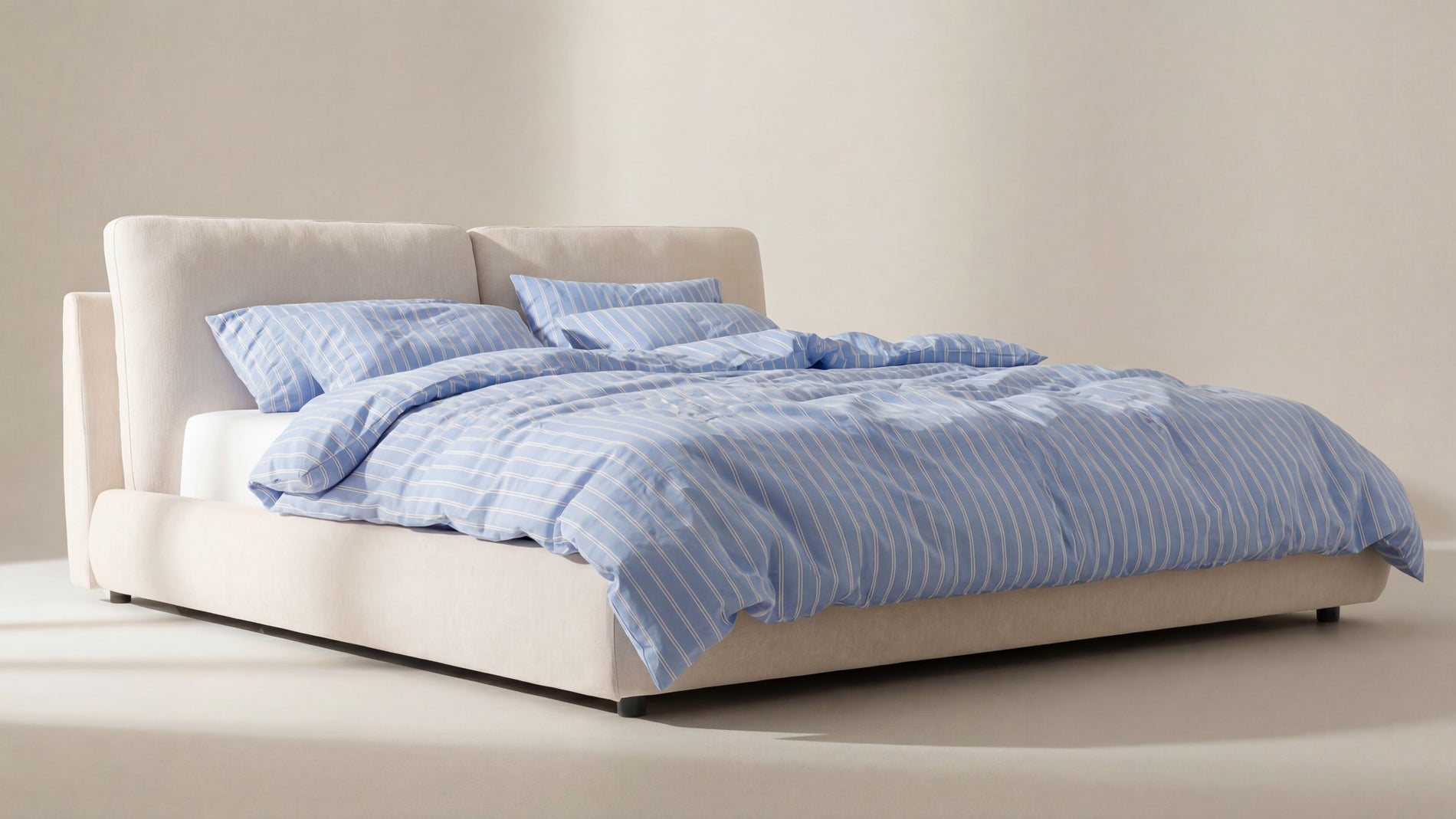 Cloud Bed With Storage, Queen, Latte_image