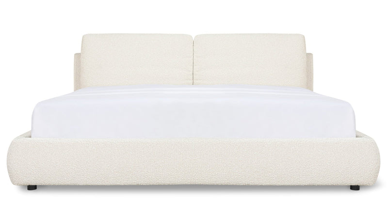 Cloud Storage Bed, Queen, Cream Boucle
