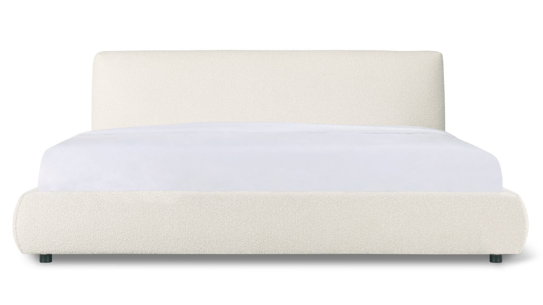 Dream Bed, Queen, Cream Boucle - Image 1