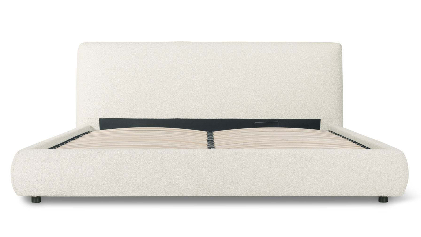 Dream Bed With Storage, Queen, Cream Boucle - Image 6