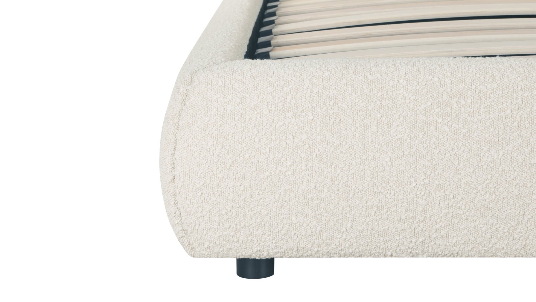 Dream Storage Bed, Queen, Cream Boucle