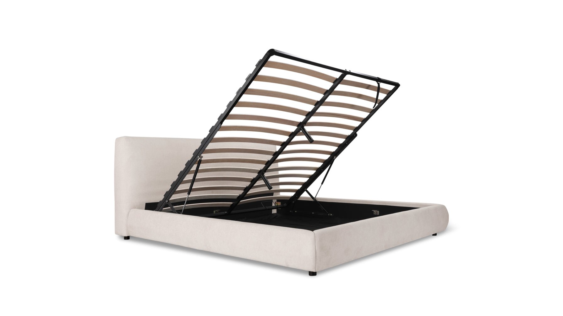 Dream Storage Bed, King, Latte