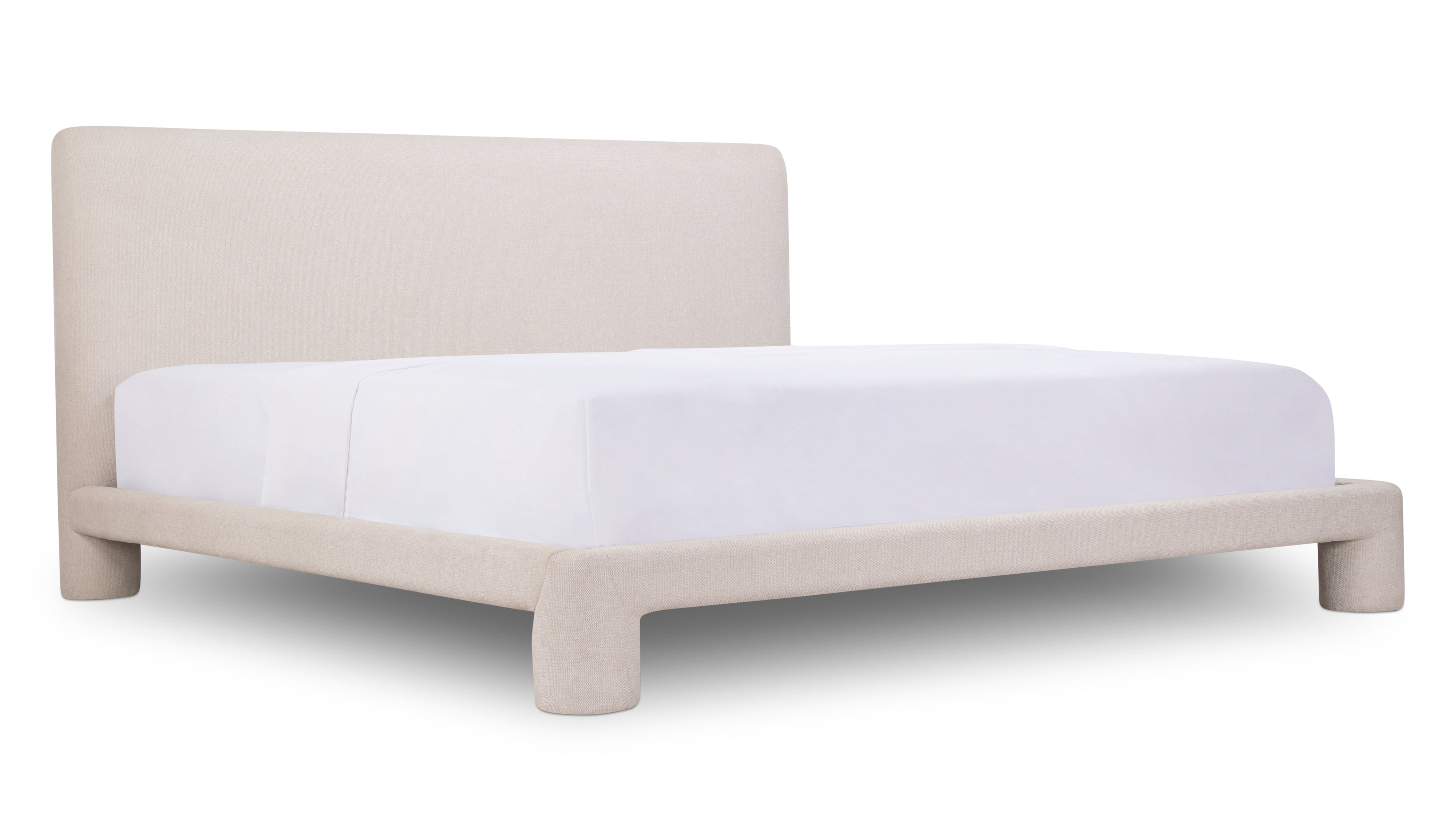 Lunar Bed, Queen, Latte