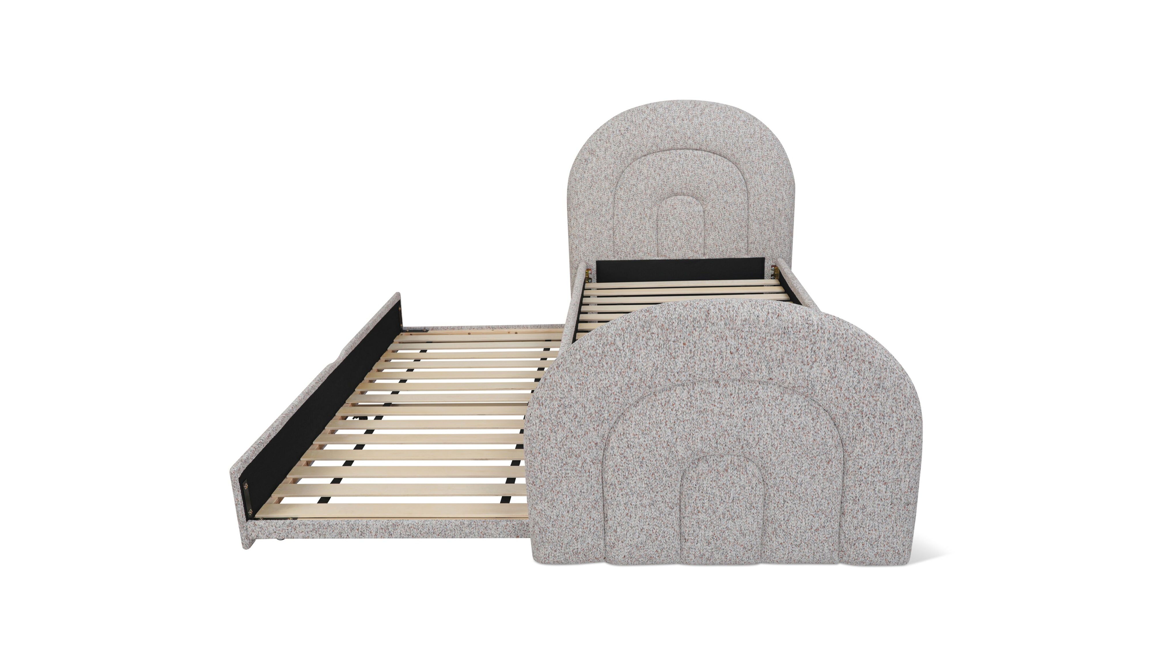 Sunrise Trundle Bed, Twin, Cobble - Sundays CompanyBED-RN-035-175-0