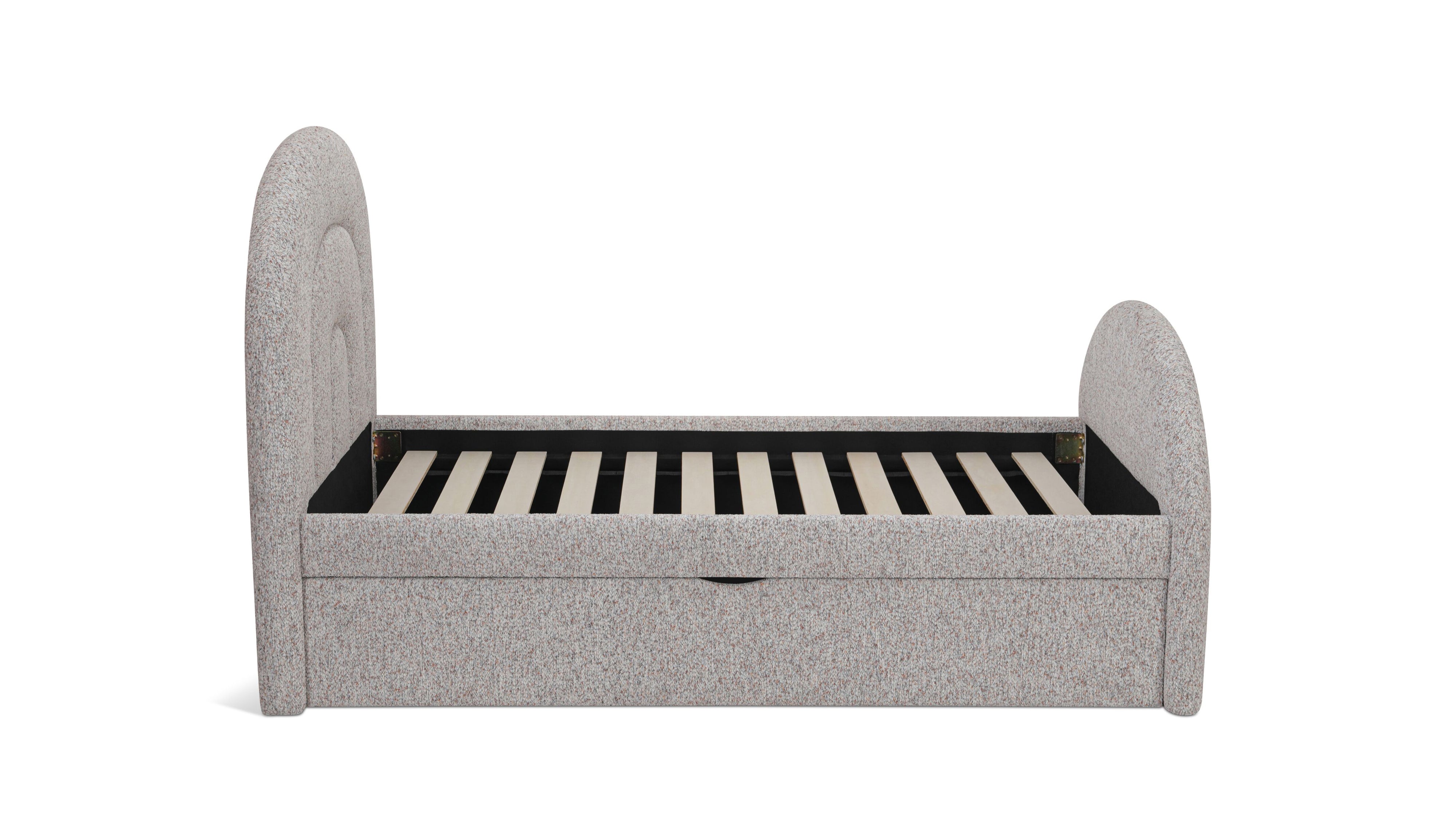 Sunrise Trundle Bed, Twin, Cobble - Sundays CompanyBED-RN-035-175-0