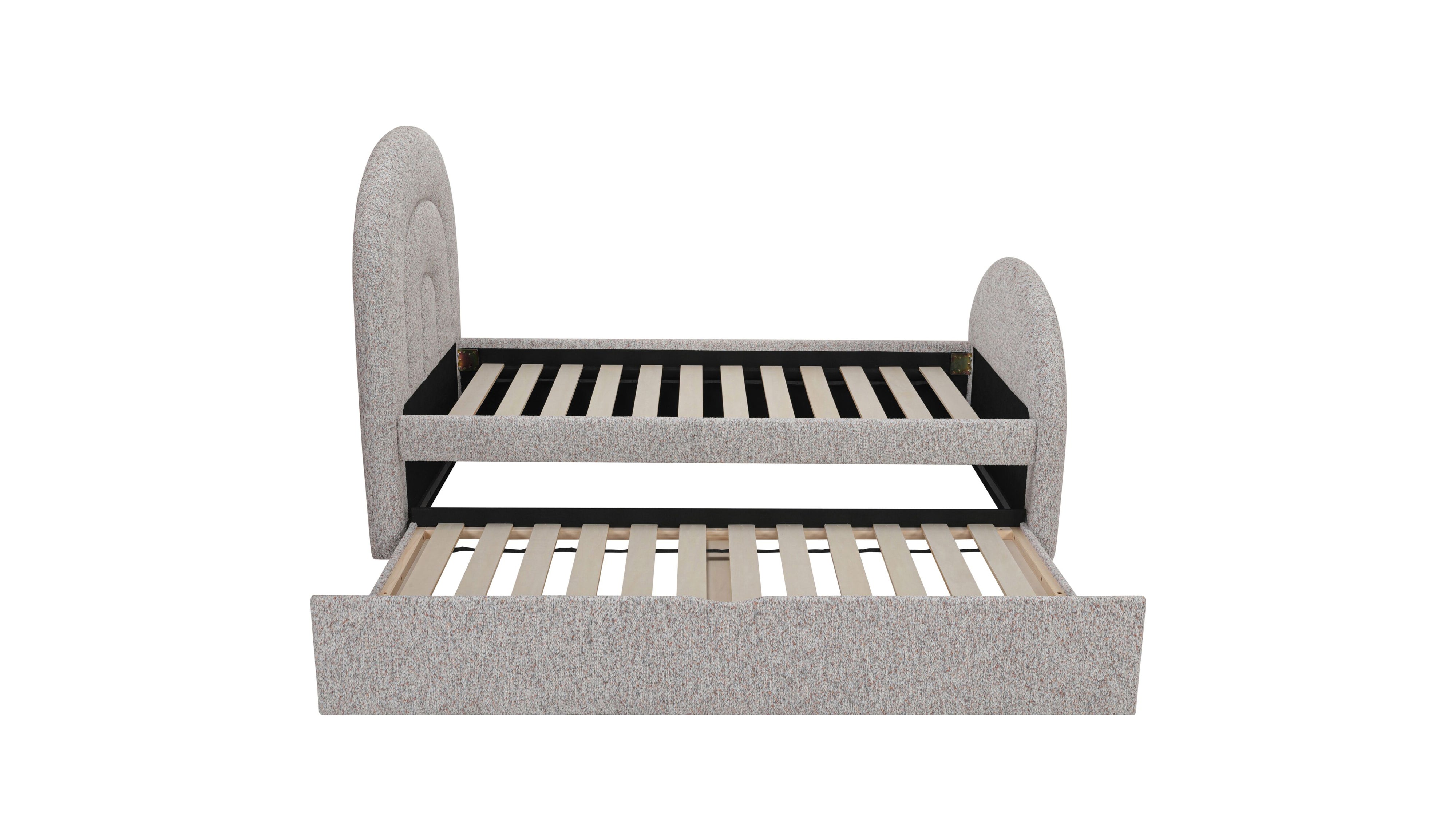 Sunrise Trundle Bed, Twin, Cobble - Sundays CompanyBED-RN-035-175-0