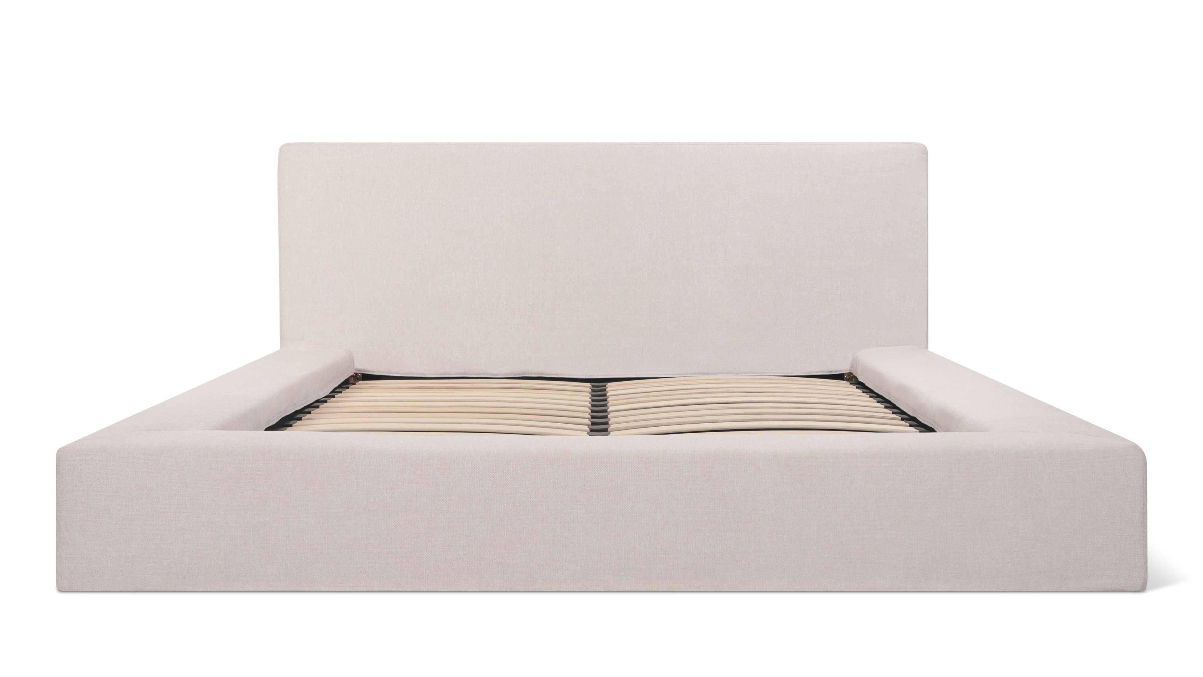 Movie Night™ Storage Bed, Queen, Latte