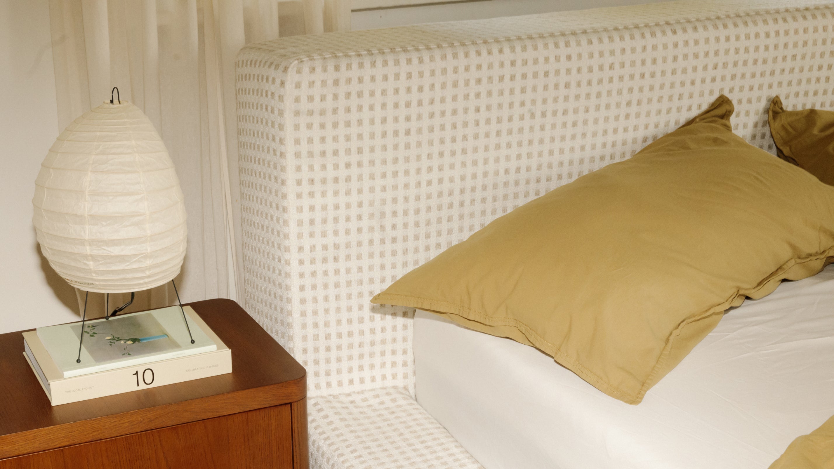 Movie Night™ Storage Bed, Queen, Carmel Check - Sundays CompanyBED-RN-036-193-0