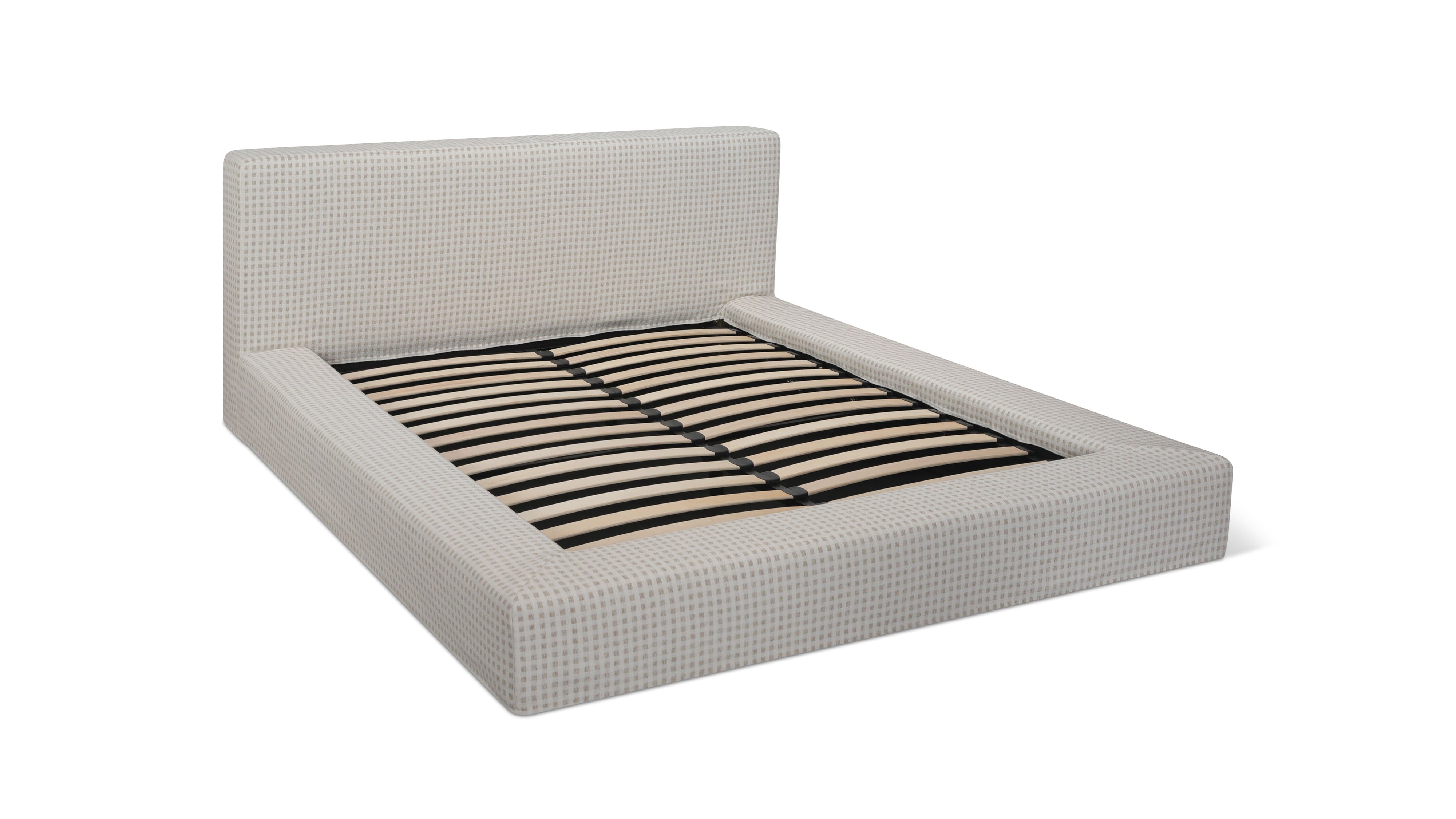 Movie Night™ Storage Bed, Queen, Carmel Check - Sundays CompanyBED-RN-036-193-0